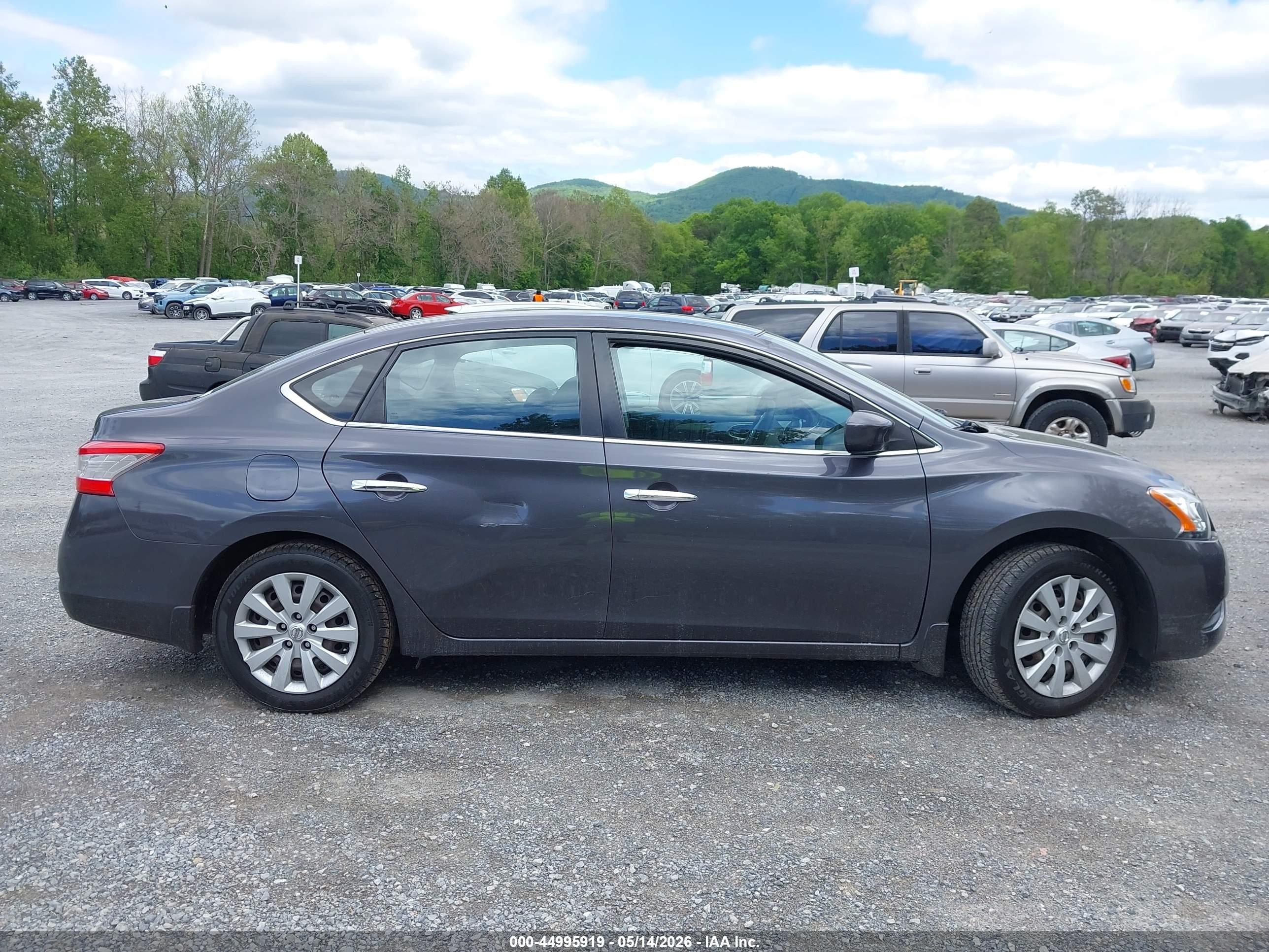 2014 Nissan Sentra Fe+ S/fe+ Sv/s/sl/sr/sv Gray vin: 1N4AB7APXEN854402