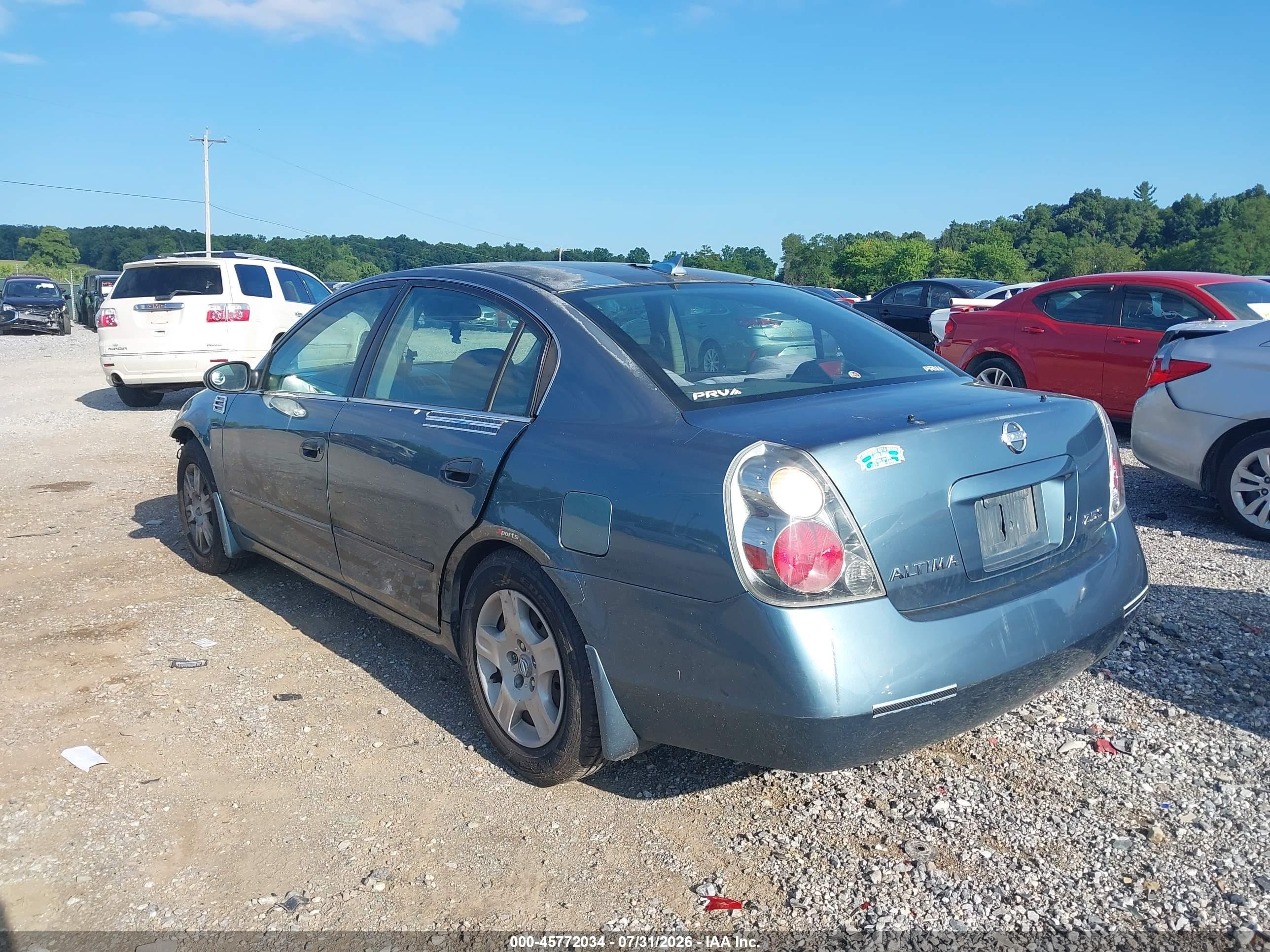 2002 Nissan Altima 2.5 S Blue vin: 1N4AL11D02C229546