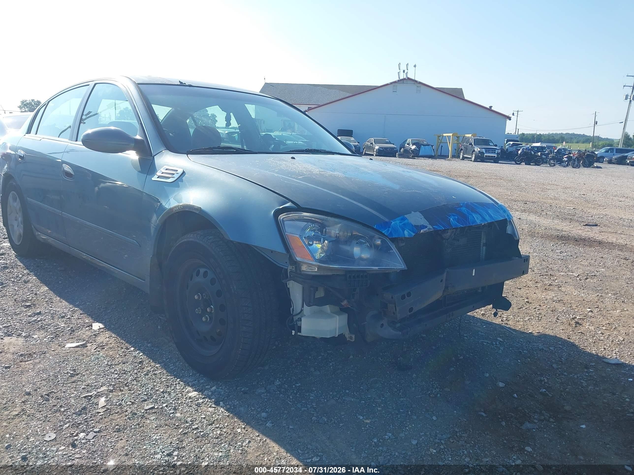 2002 Nissan Altima 2.5 S Blue vin: 1N4AL11D02C229546