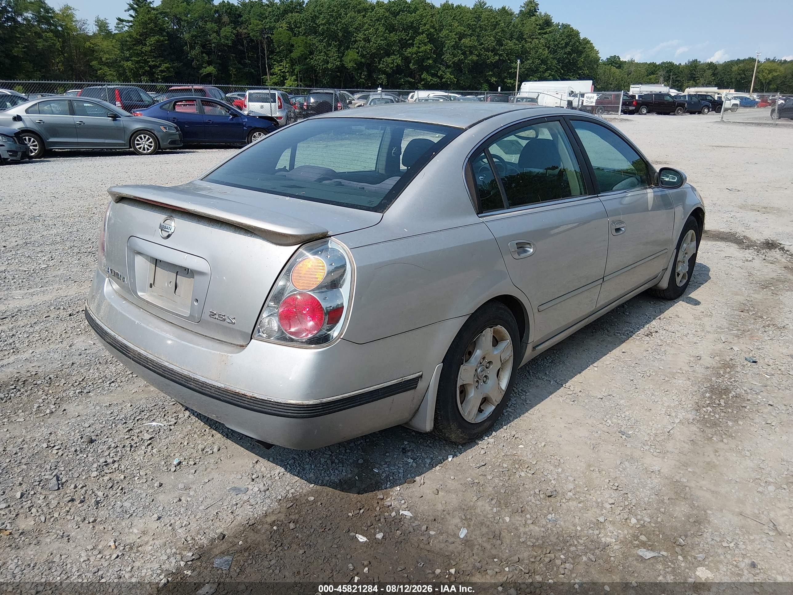 2004 Nissan Altima 2.5 S Серый vin: 1N4AL11D04C157086