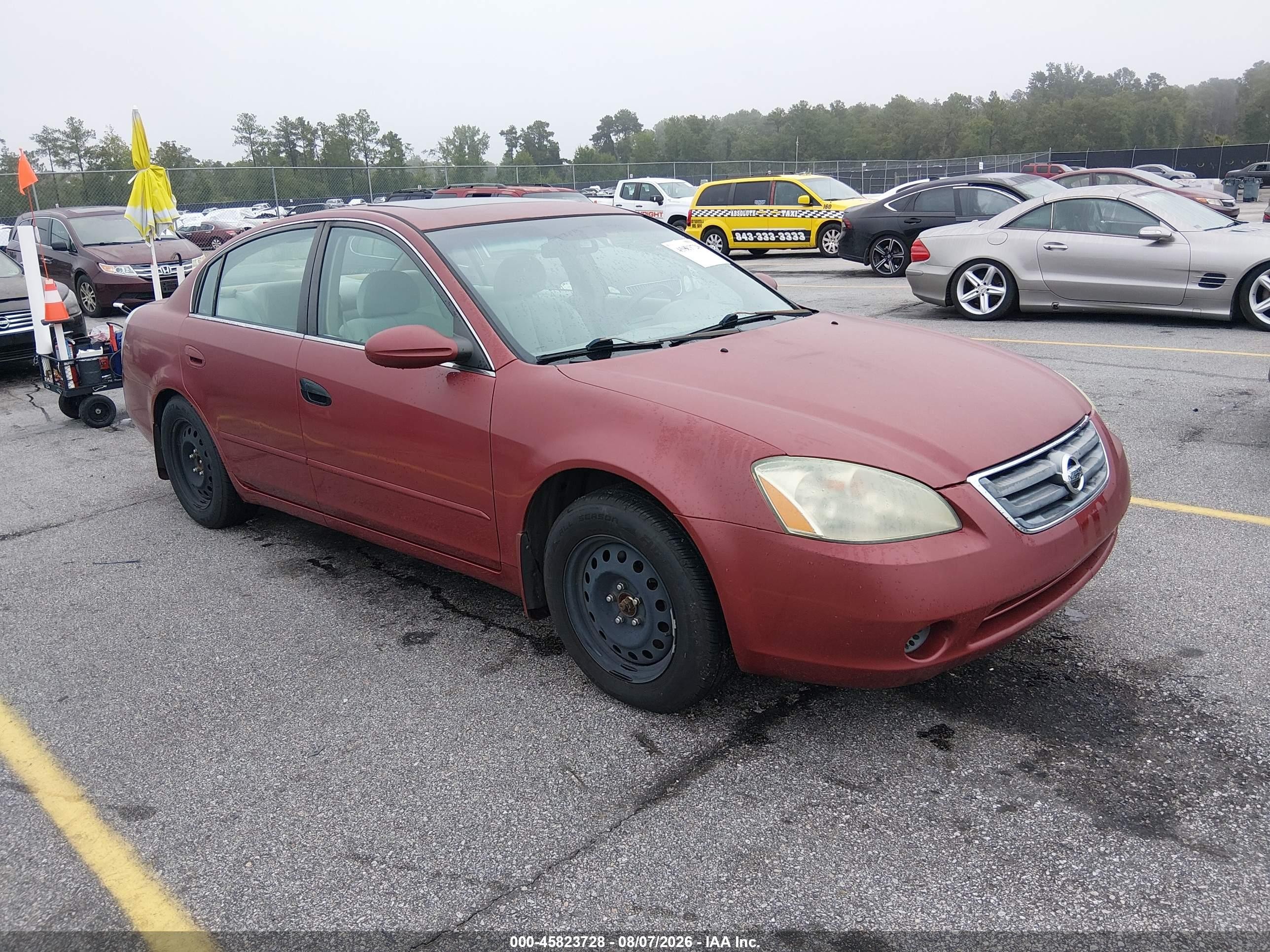 2004 Nissan Altima 2.5 S Red vin: 1N4AL11D04C173854