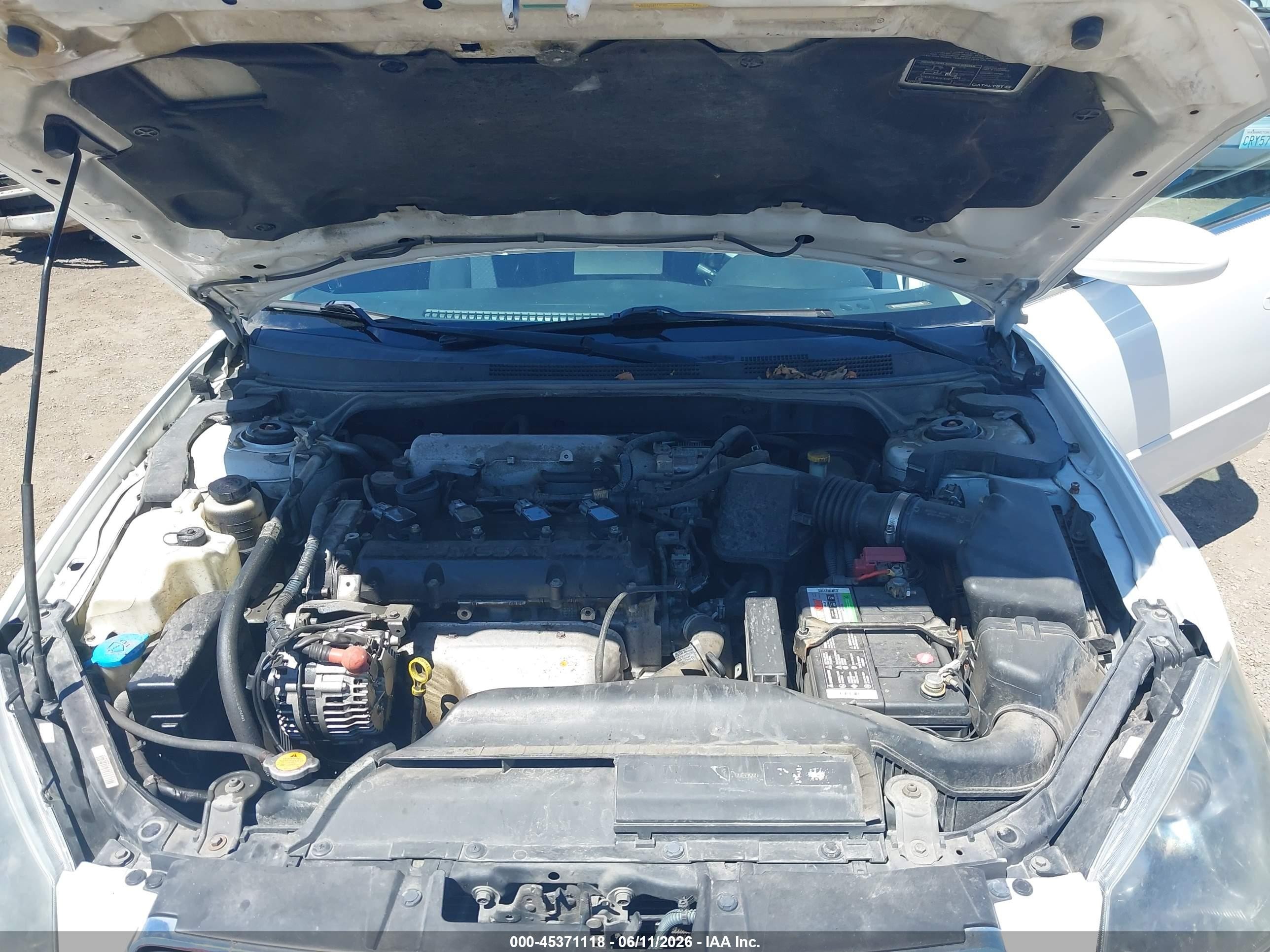 2006 Nissan Altima 2.5 S Белый vin: 1N4AL11D06C186168