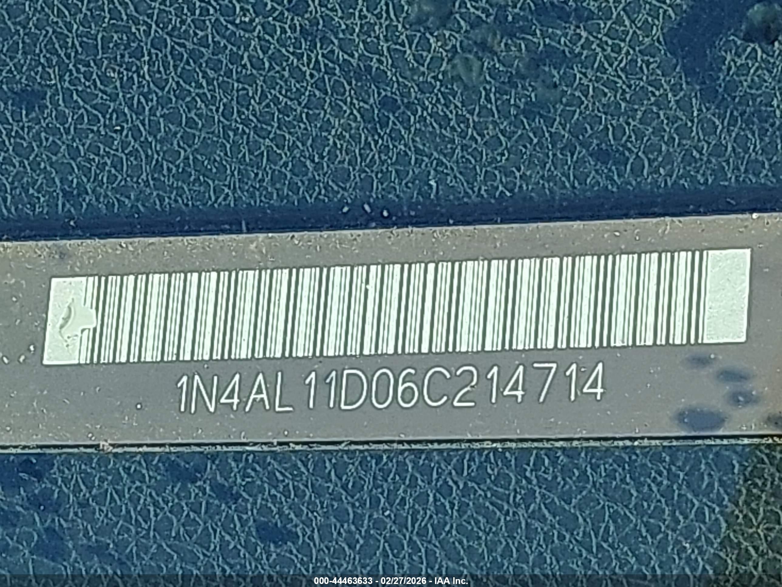 2006 Nissan Altima 2.5 S Burgundy vin: 1N4AL11D06C214714