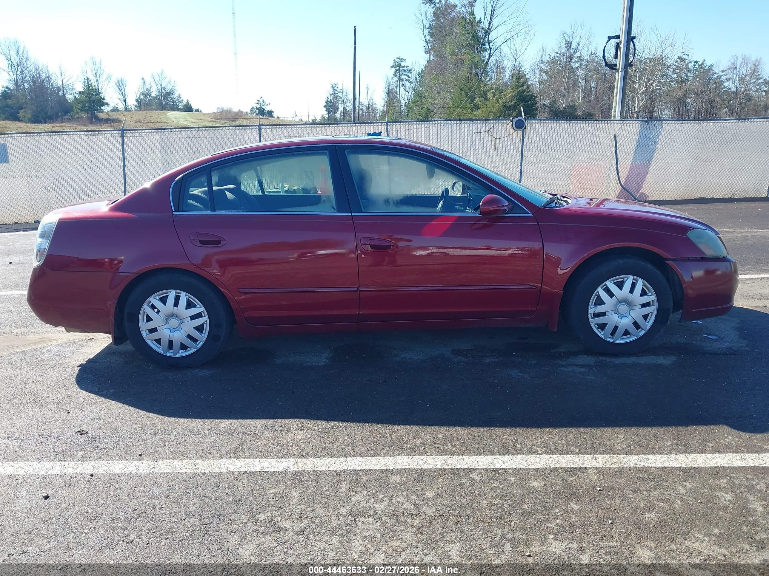 2006 Nissan Altima 2.5 S Burgundy vin: 1N4AL11D06C214714