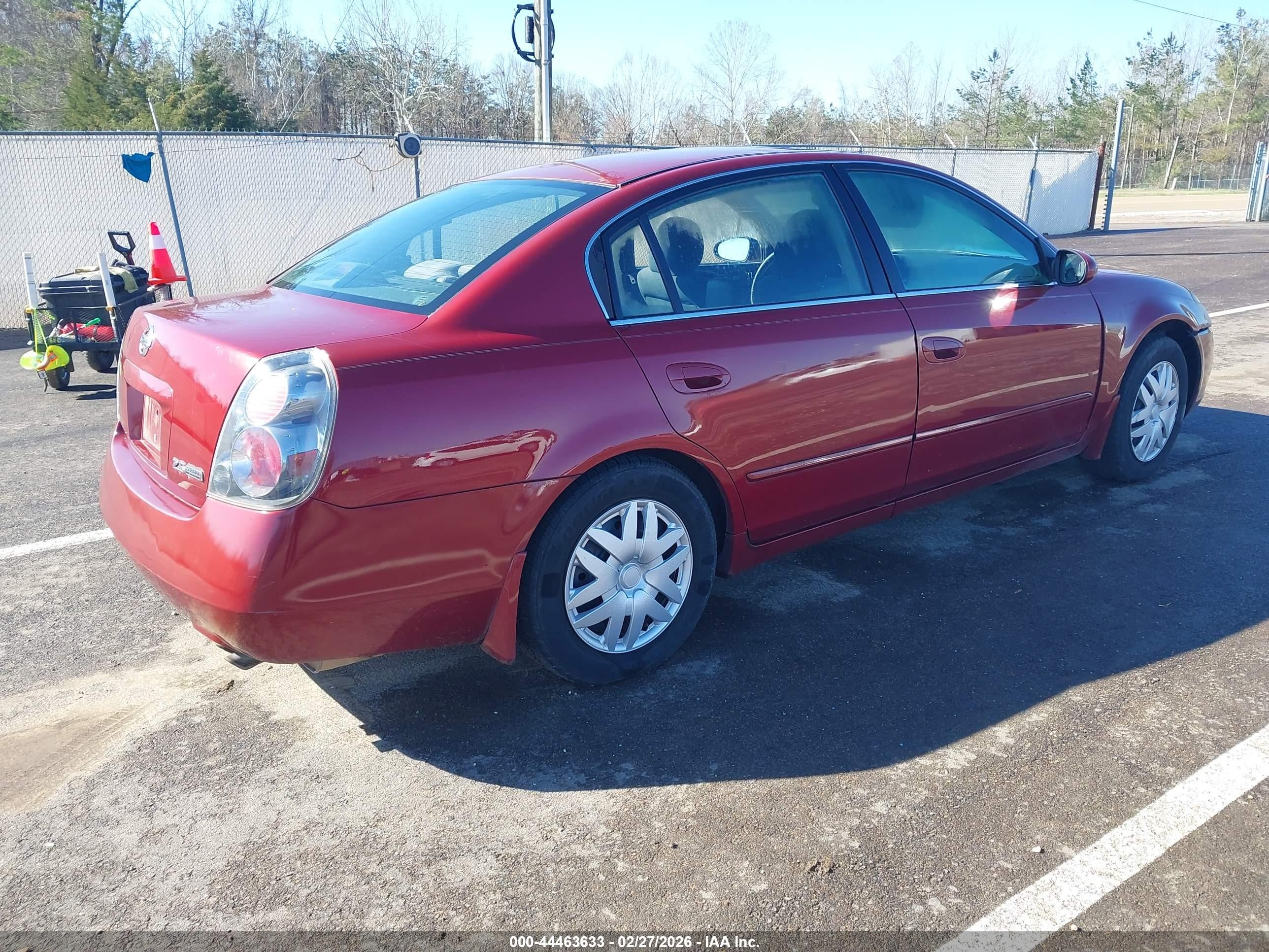 2006 Nissan Altima 2.5 S Burgundy vin: 1N4AL11D06C214714