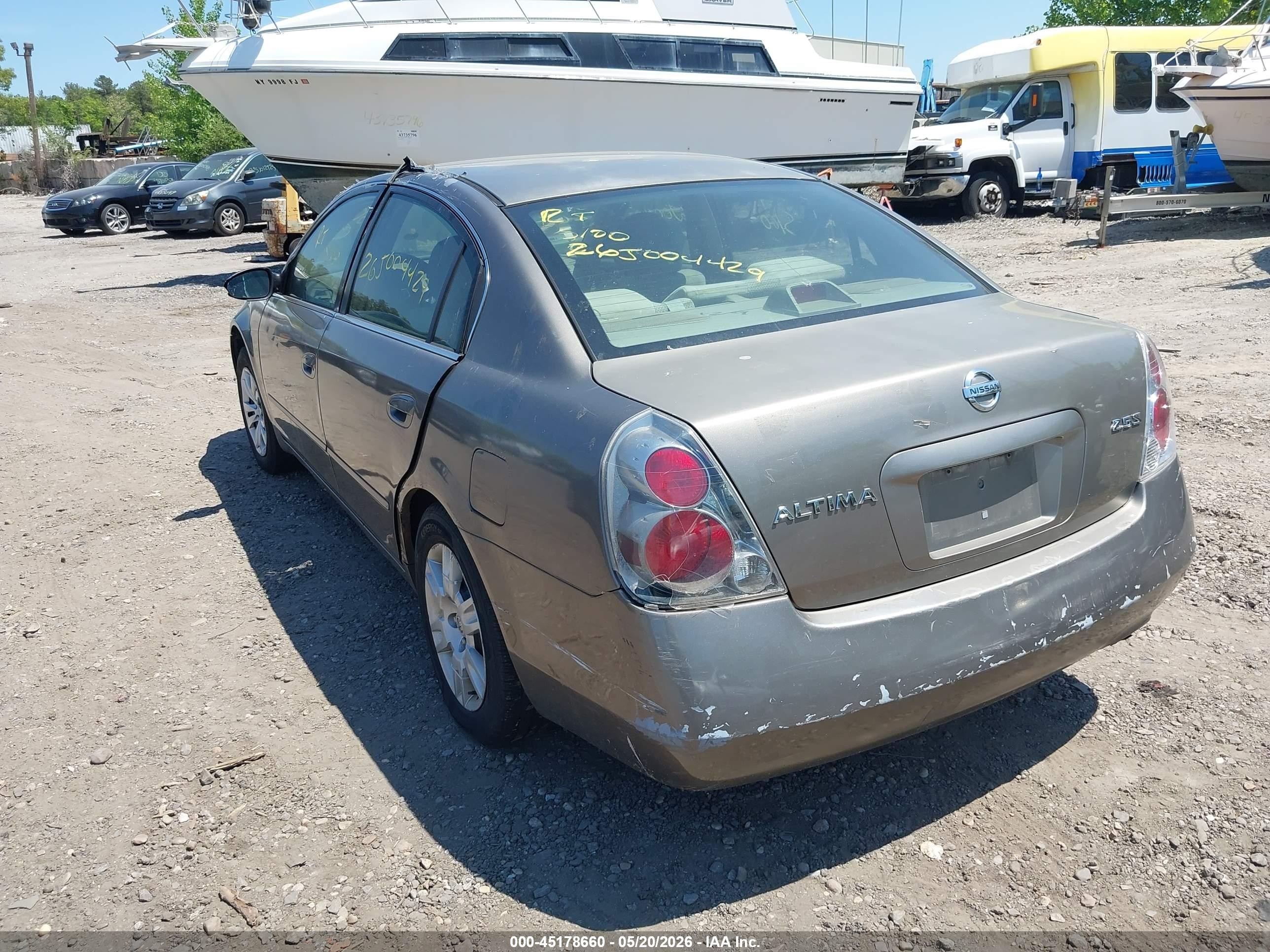 2006 Nissan Altima 2.5 S Gray vin: 1N4AL11D06C222635