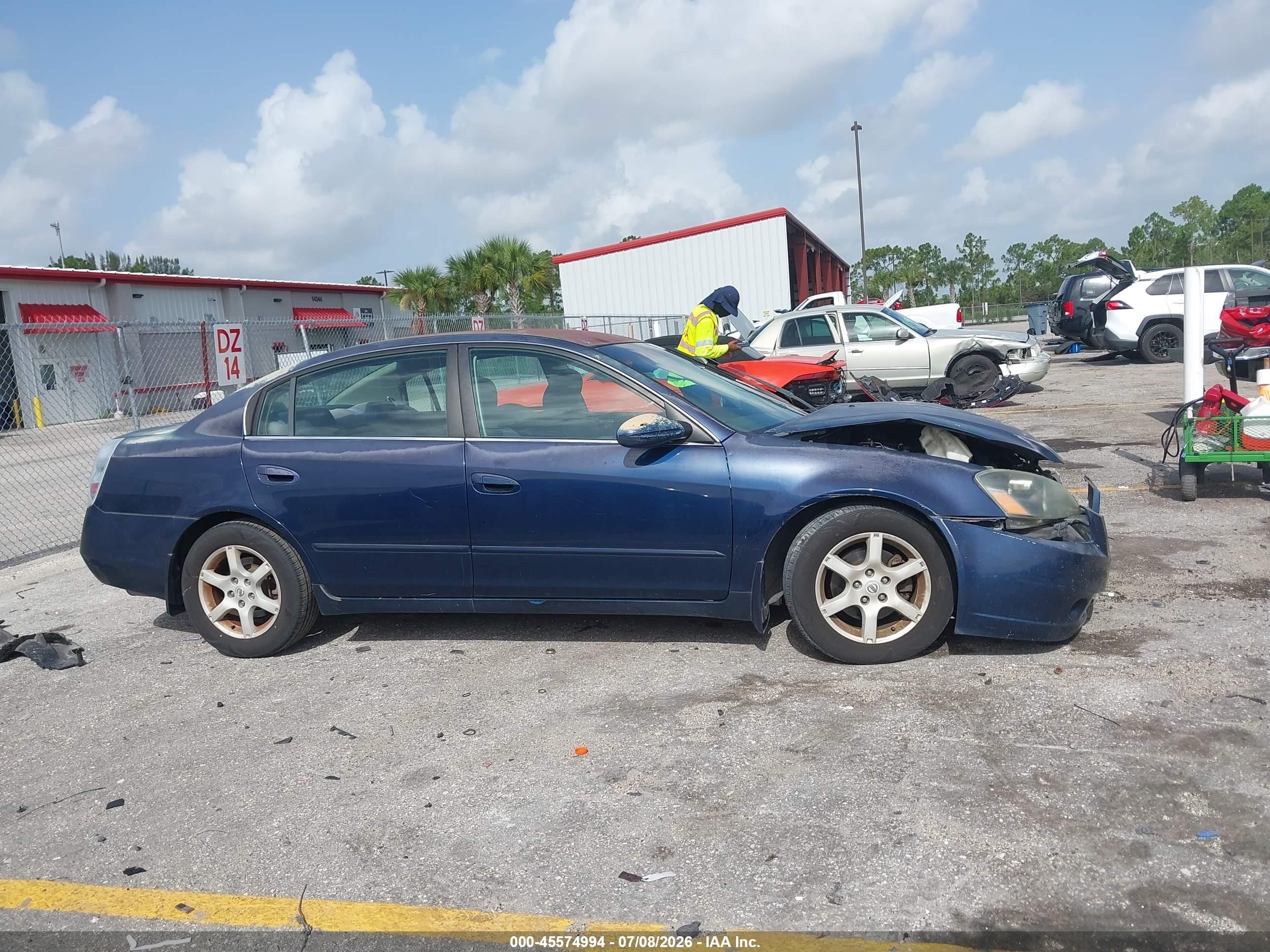 2006 Nissan Altima 2.5 S Blue vin: 1N4AL11D06C226779