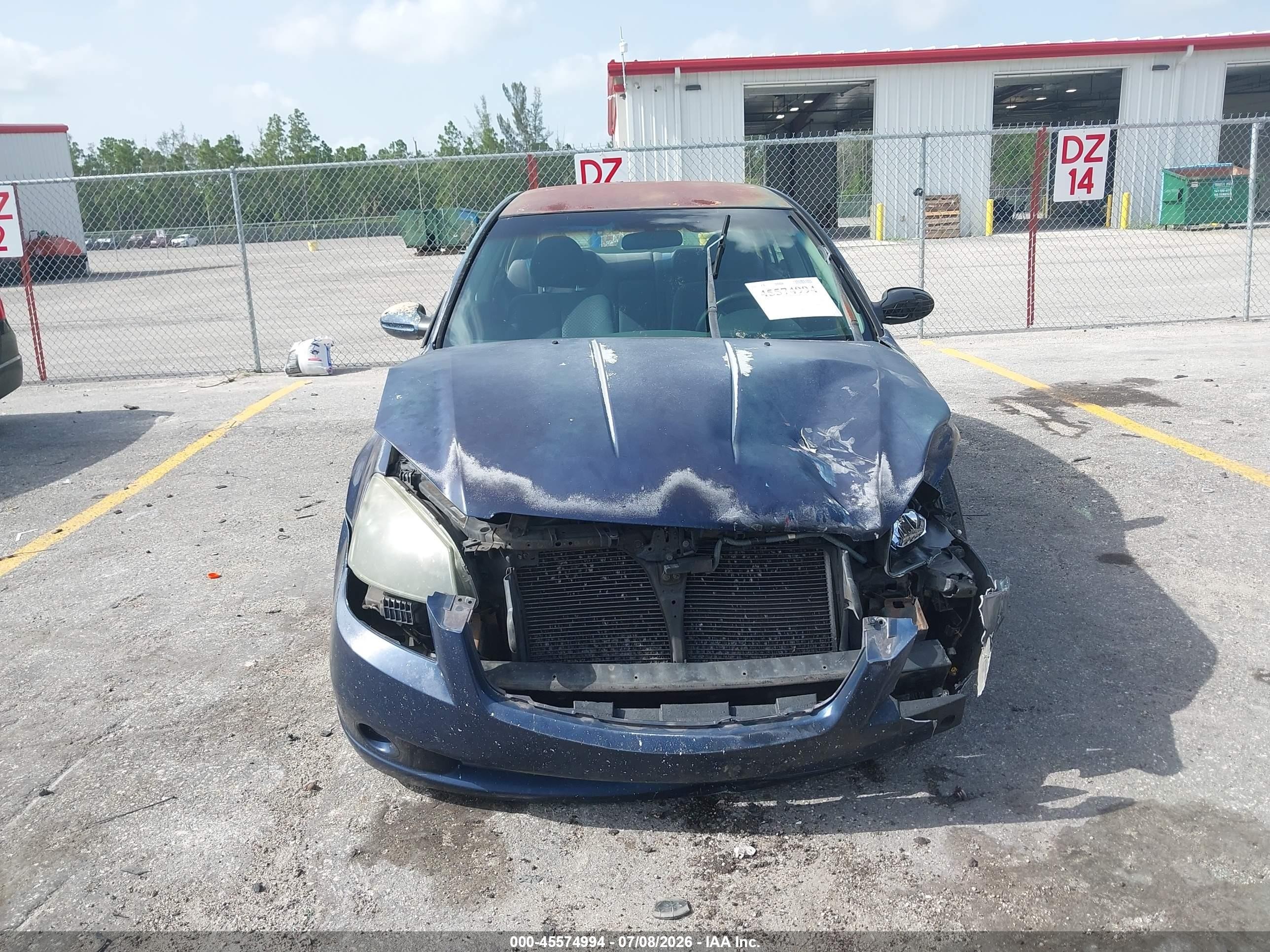 2006 Nissan Altima 2.5 S Blue vin: 1N4AL11D06C226779