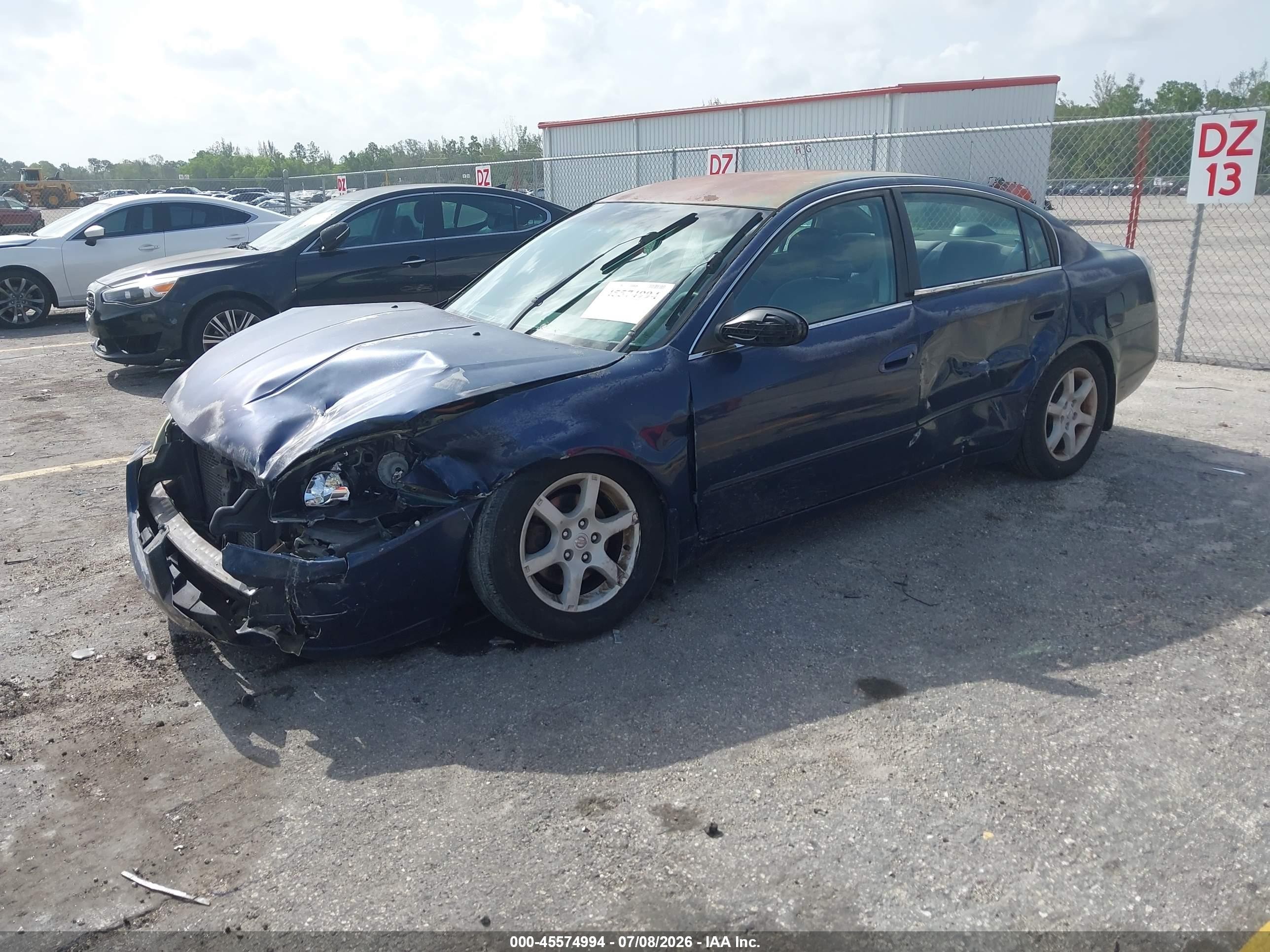 2006 Nissan Altima 2.5 S Blue vin: 1N4AL11D06C226779