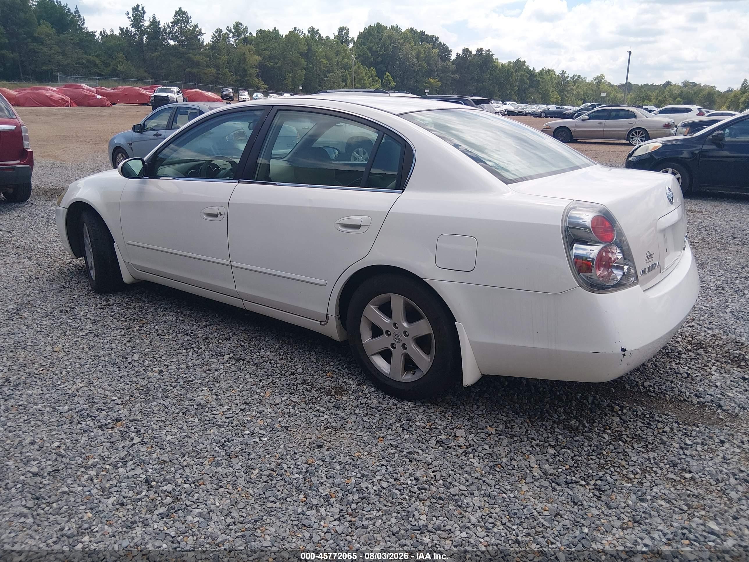 2006 Nissan Altima 2.5 S White vin: 1N4AL11D06C255117