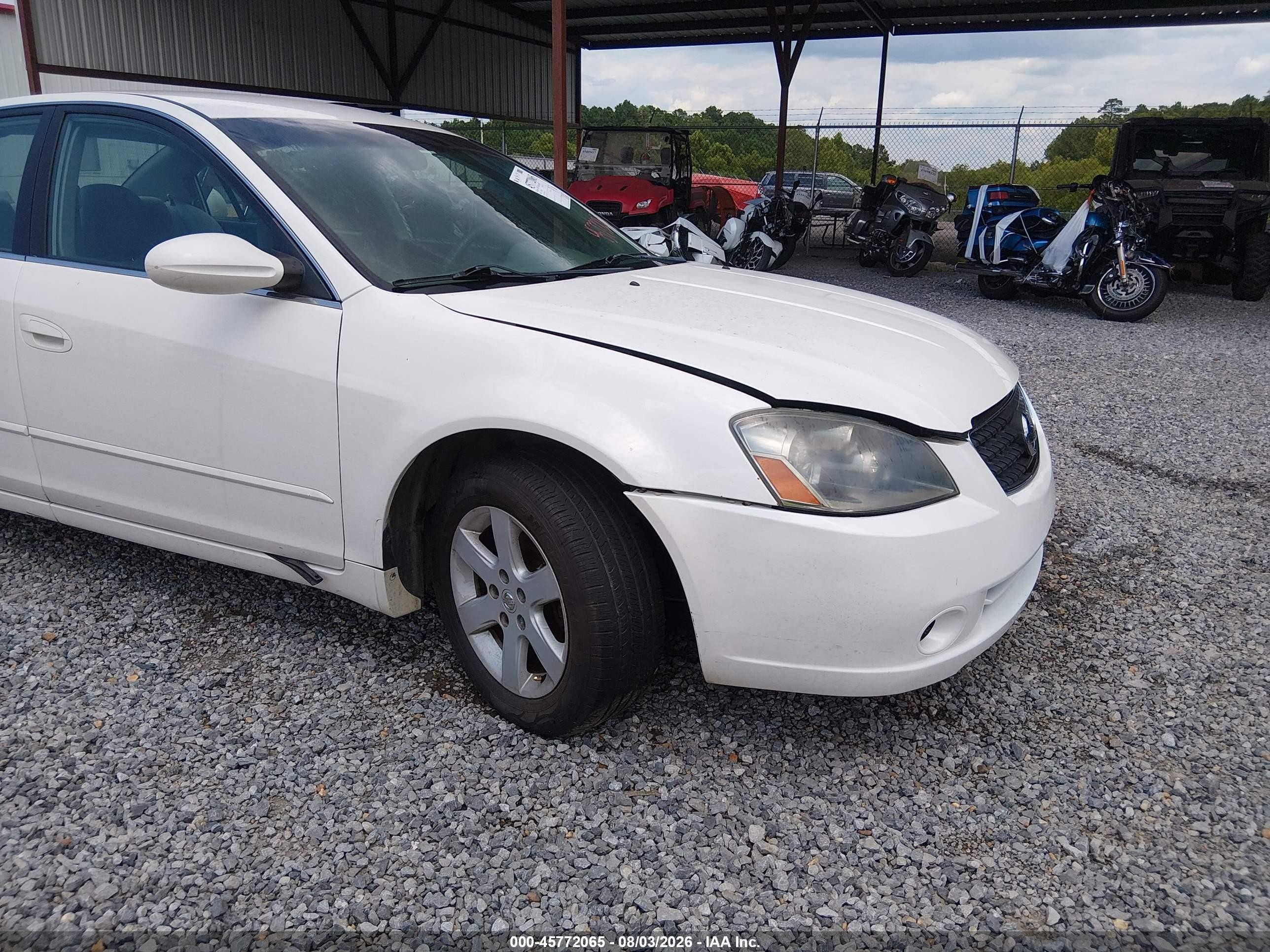 2006 Nissan Altima 2.5 S White vin: 1N4AL11D06C255117