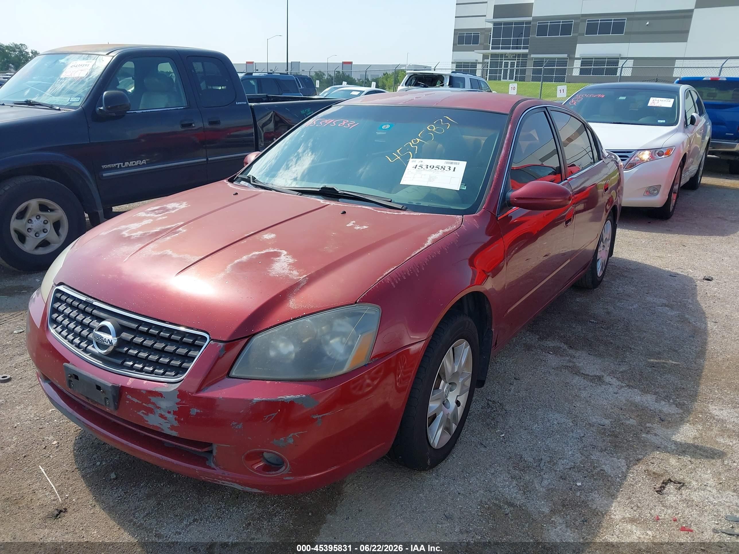 2006 Nissan Altima 2.5 S Maroon vin: 1N4AL11D06N316017