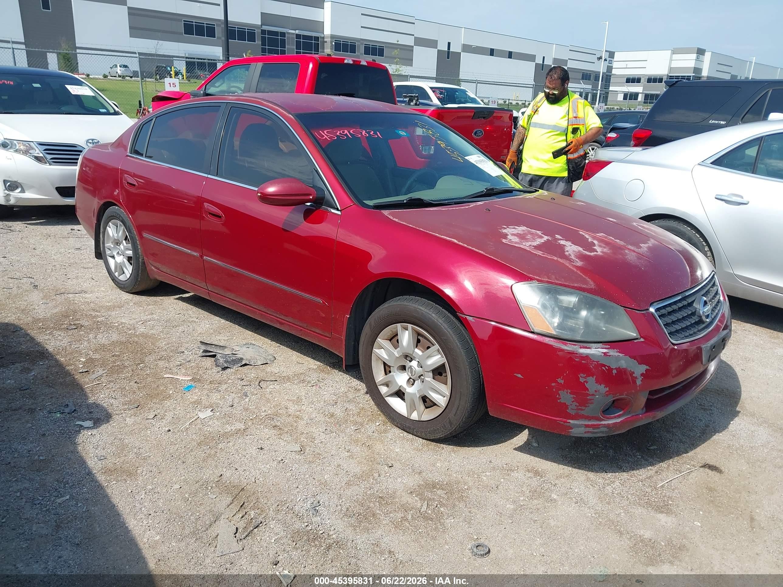 2006 Nissan Altima 2.5 S Maroon vin: 1N4AL11D06N316017