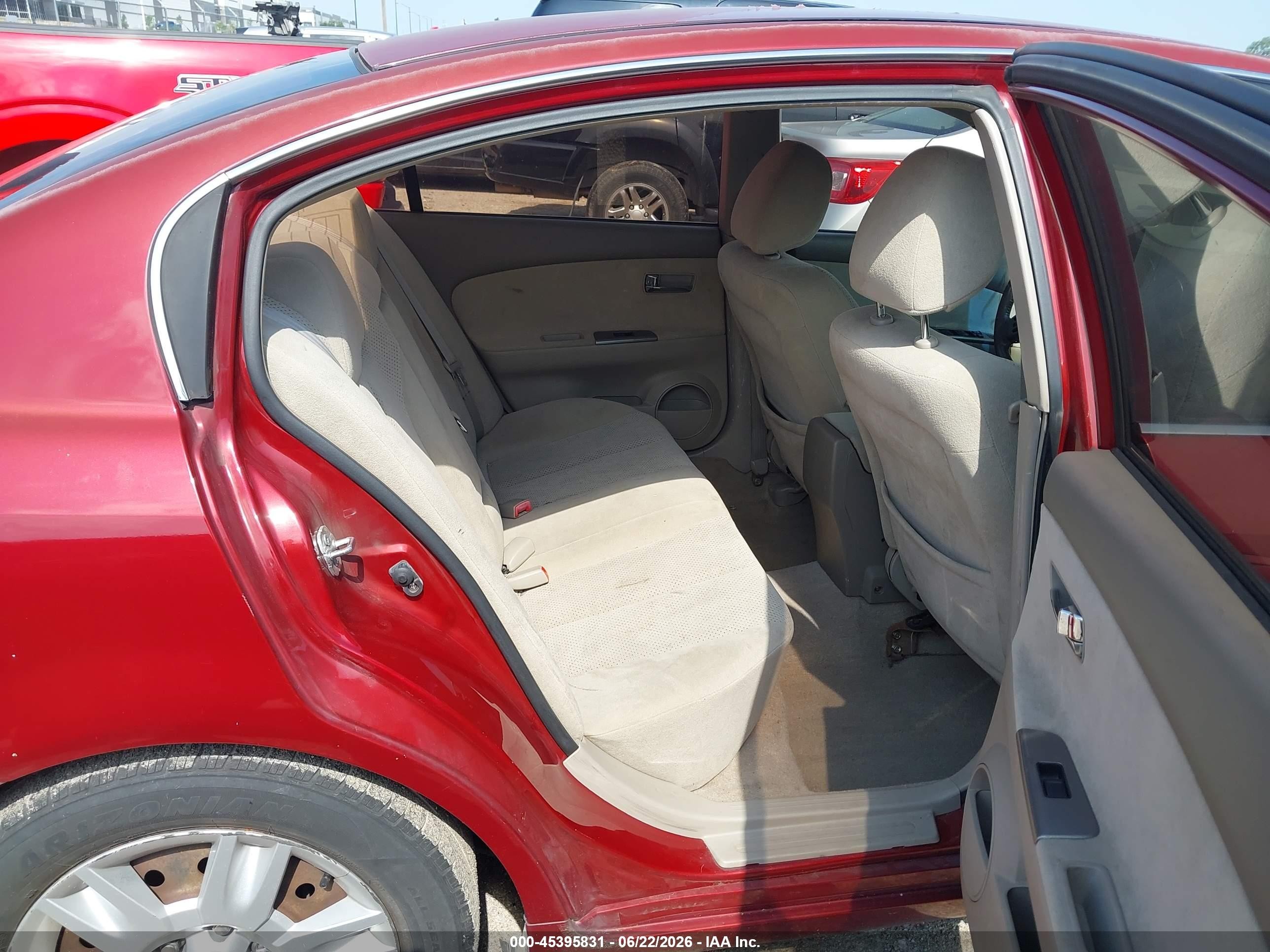 2006 Nissan Altima 2.5 S Maroon vin: 1N4AL11D06N316017