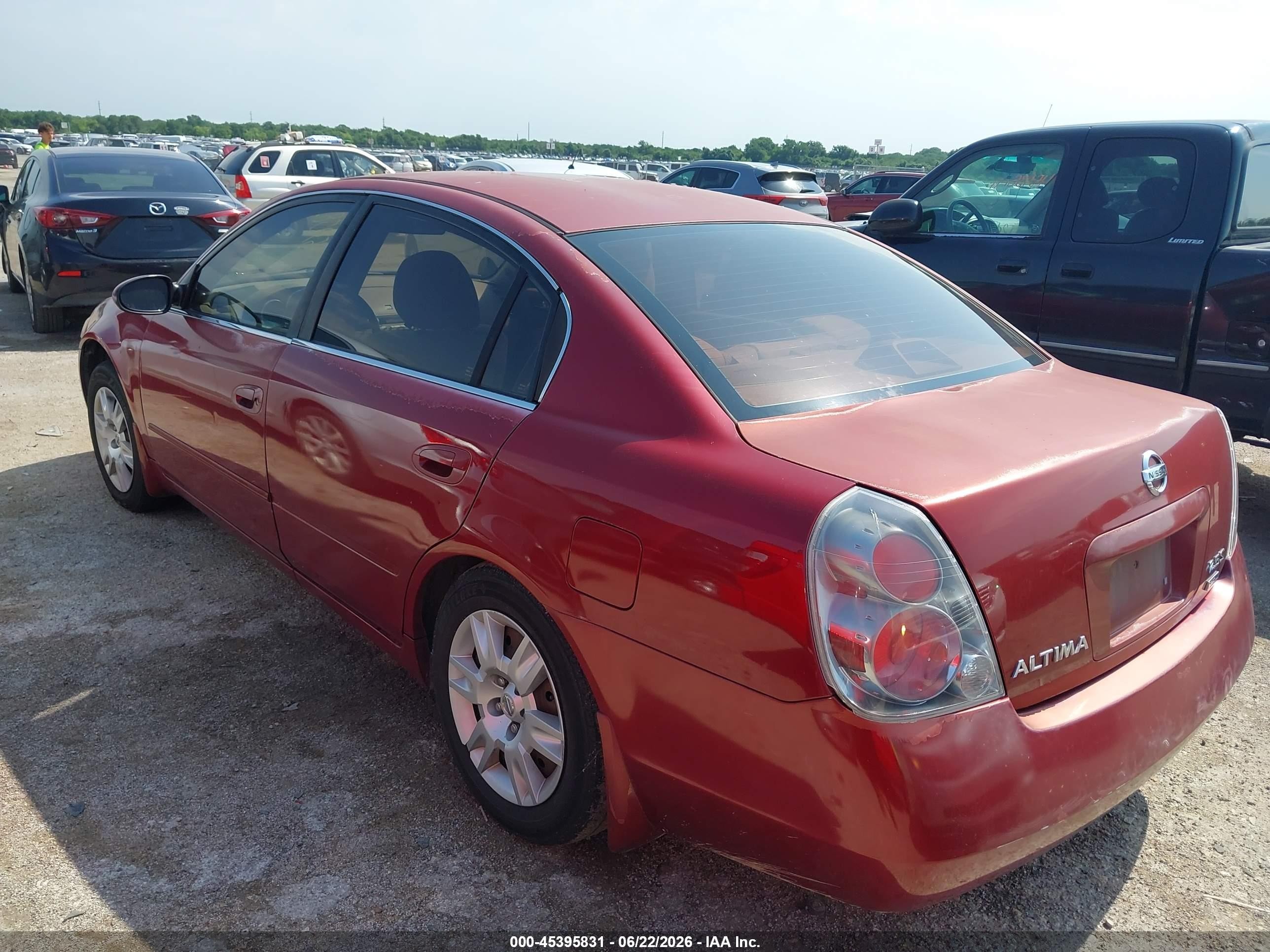 2006 Nissan Altima 2.5 S Maroon vin: 1N4AL11D06N316017