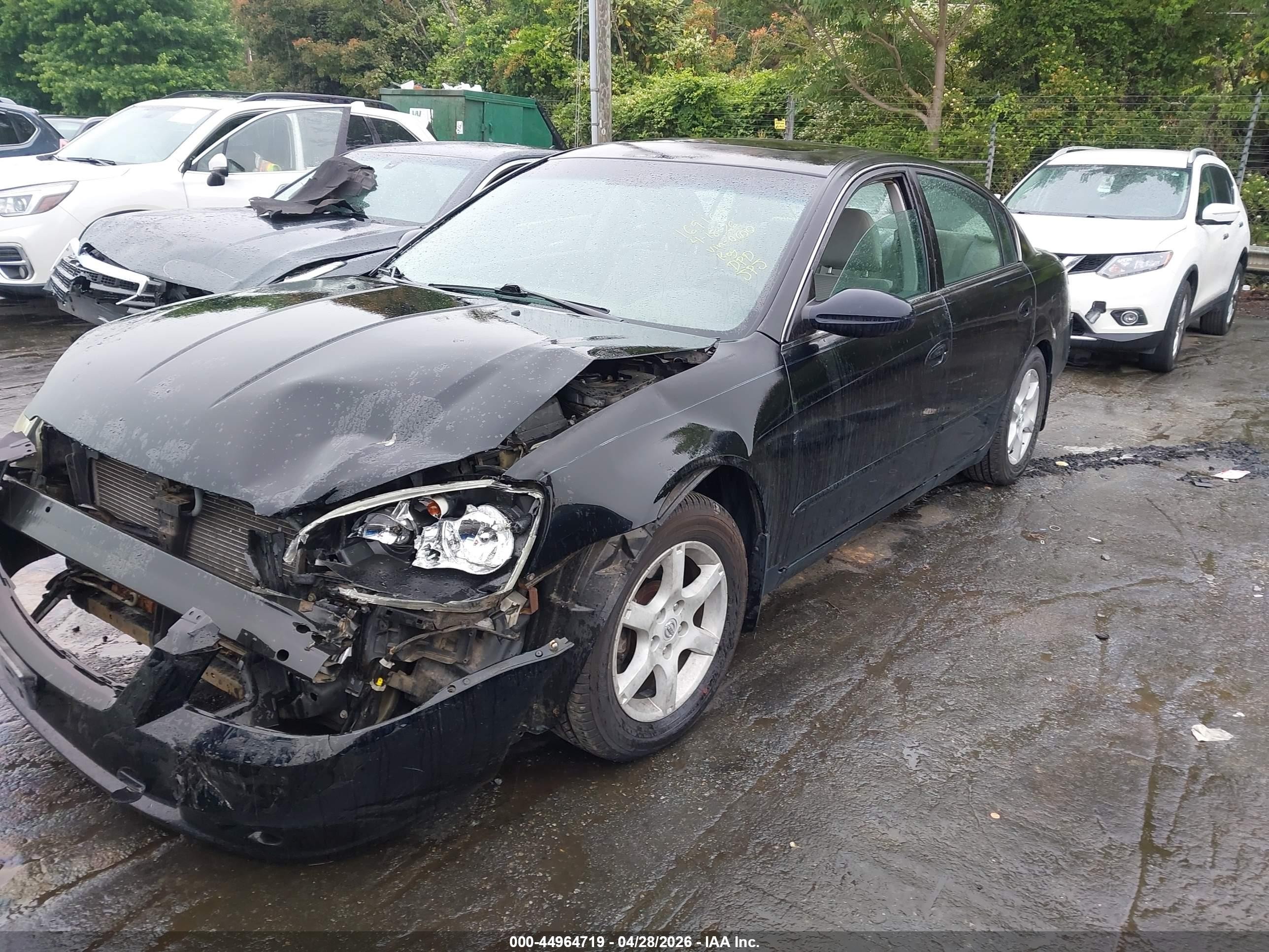 2006 Nissan Altima 2.5 S Black vin: 1N4AL11D06N330600
