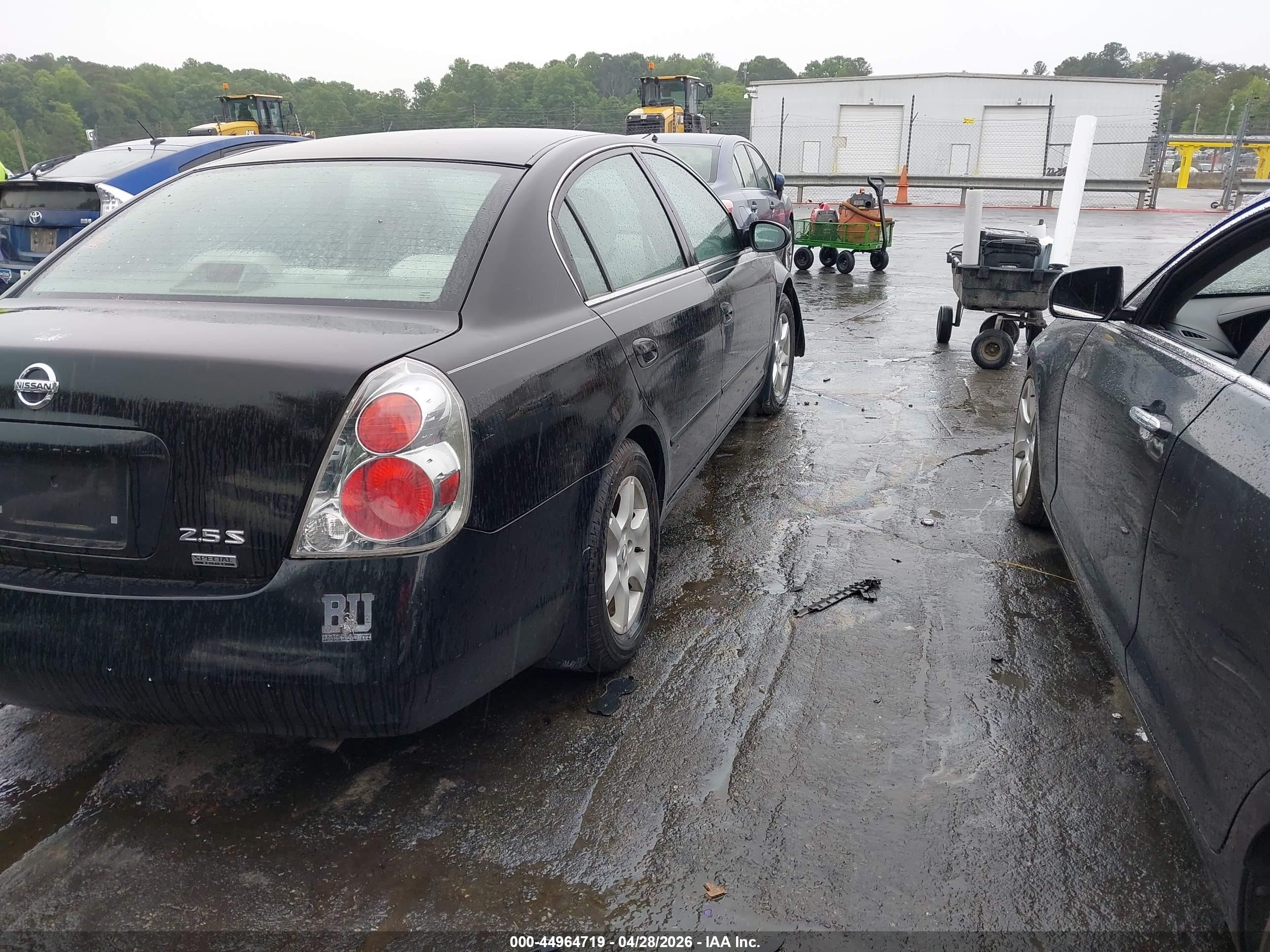 2006 Nissan Altima 2.5 S Black vin: 1N4AL11D06N330600