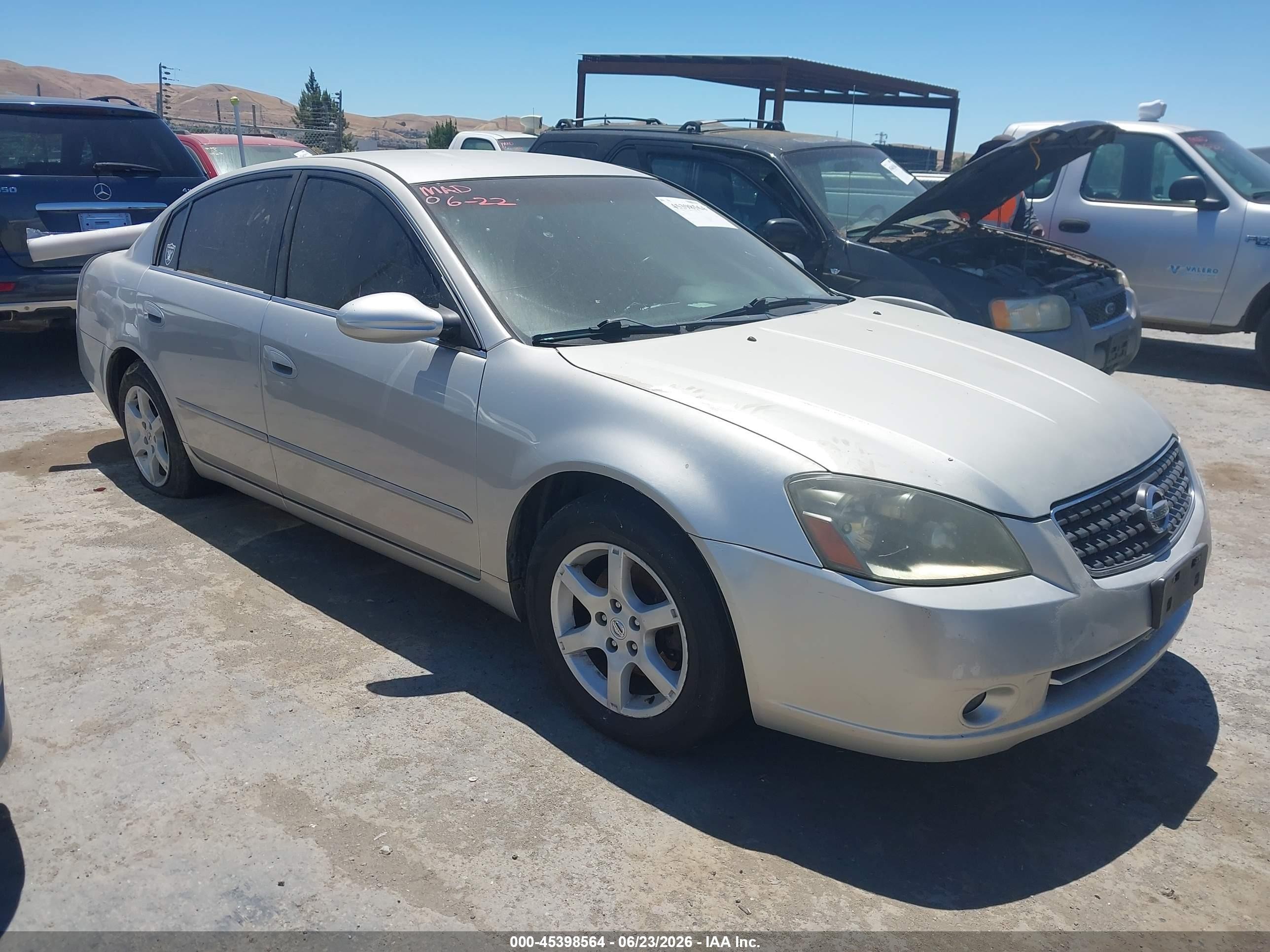 2006 Nissan Altima 2.5 S Silver vin: 1N4AL11D06N348241