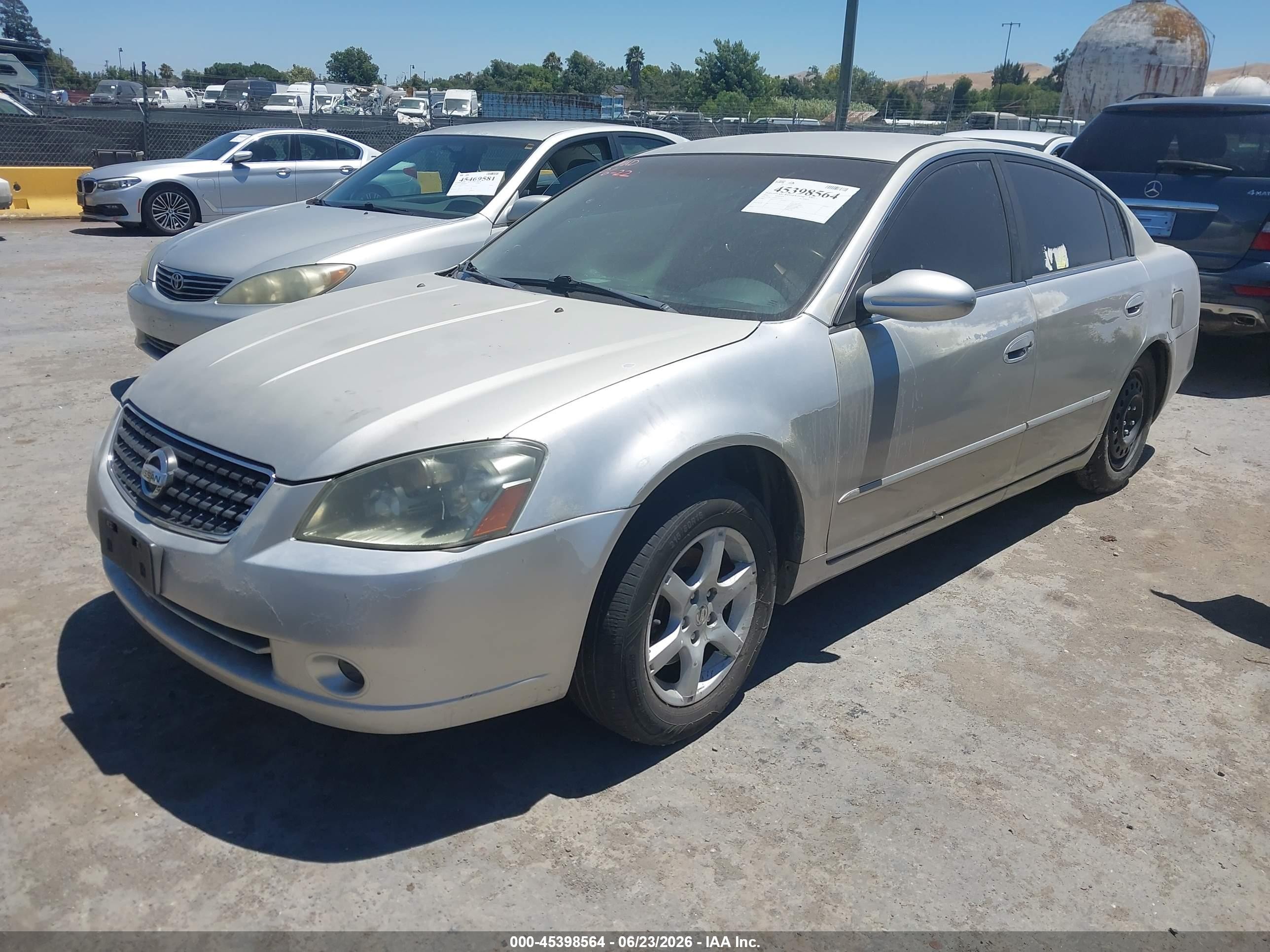 2006 Nissan Altima 2.5 S Silver vin: 1N4AL11D06N348241