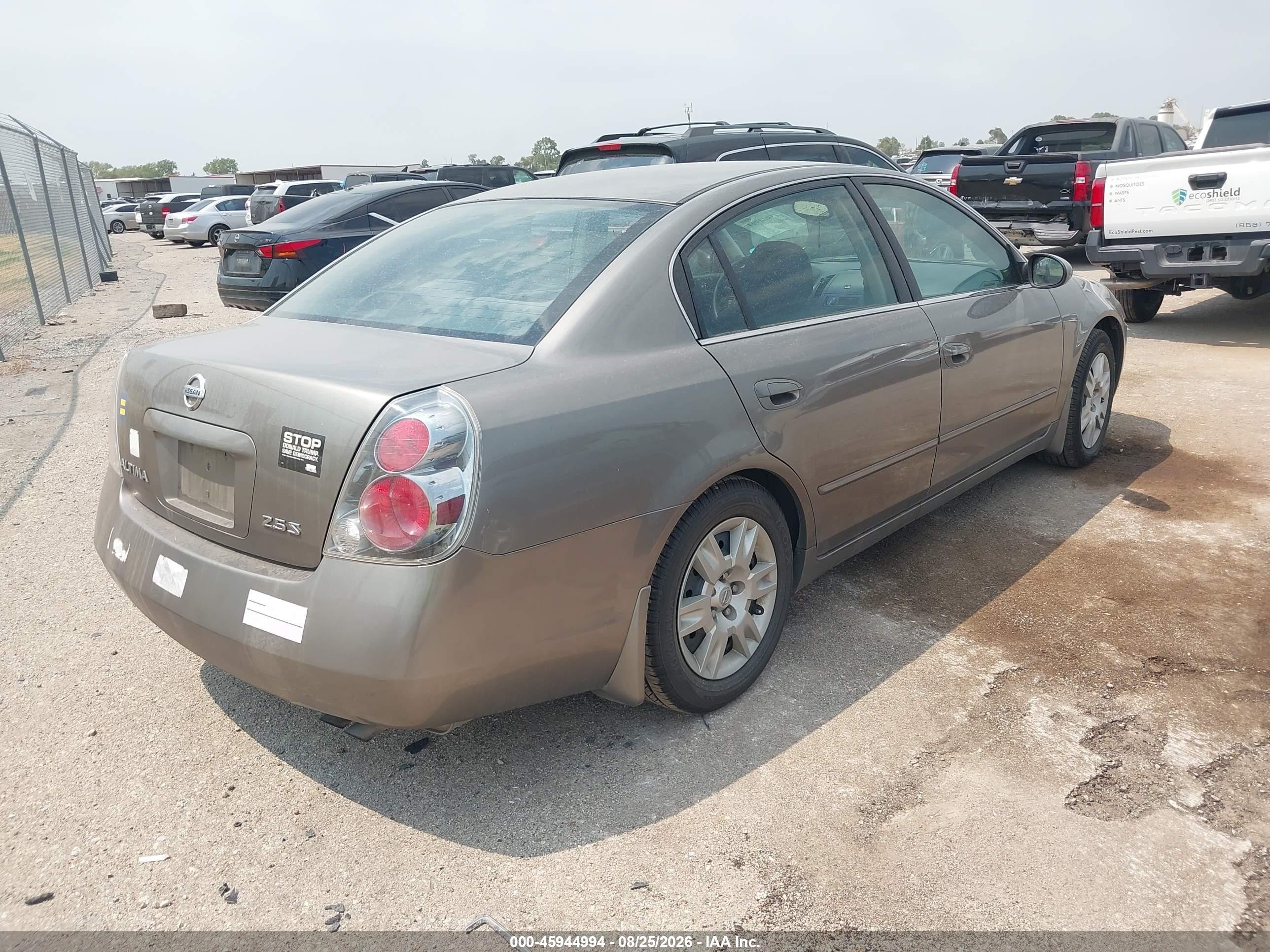 2006 Nissan Altima 2.5 S Champagne vin: 1N4AL11D06N414433