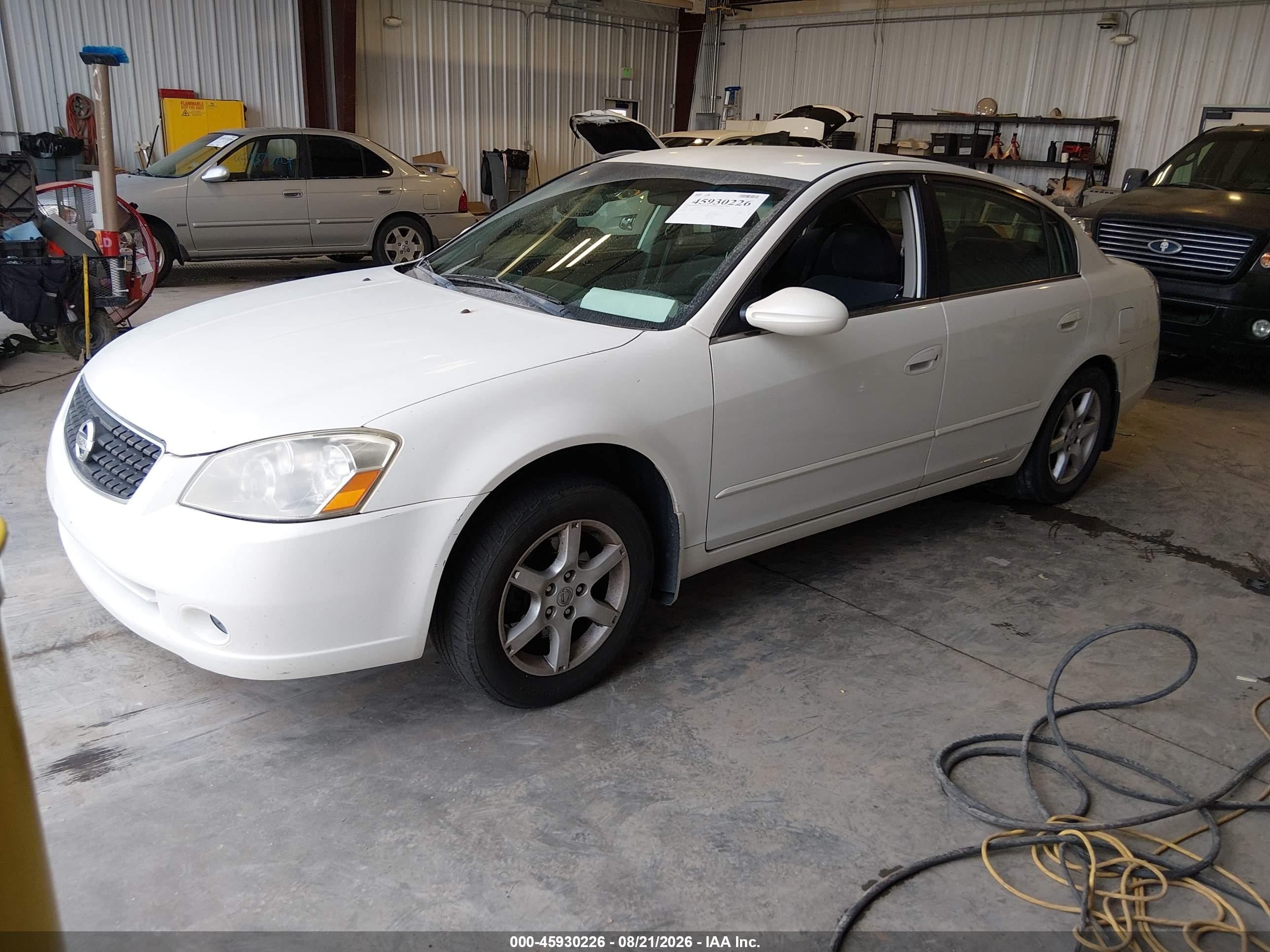 2006 Nissan Altima 2.5 S White vin: 1N4AL11D06N429546