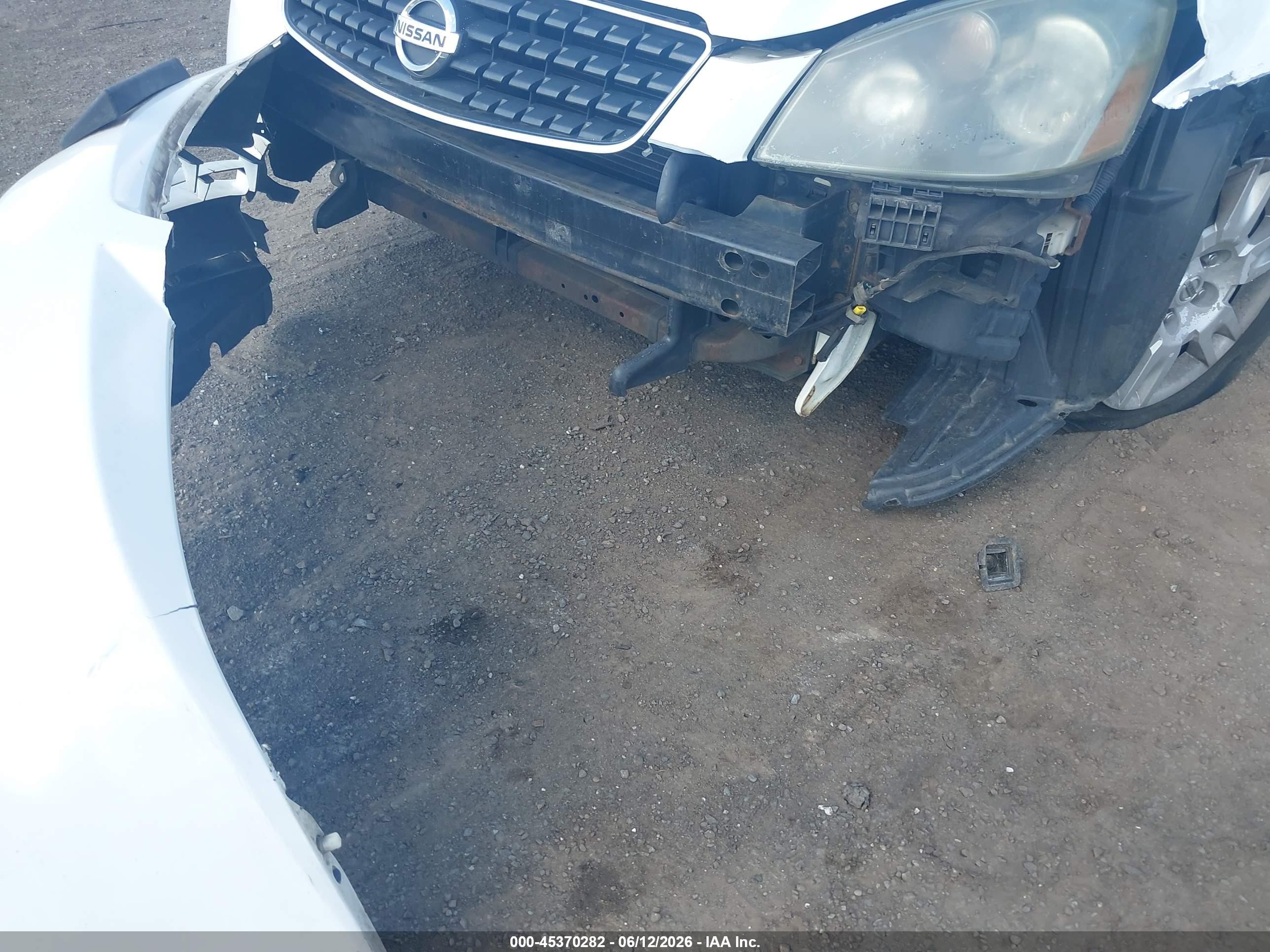2006 Nissan Altima 2.5 S Белый vin: 1N4AL11D06N460280