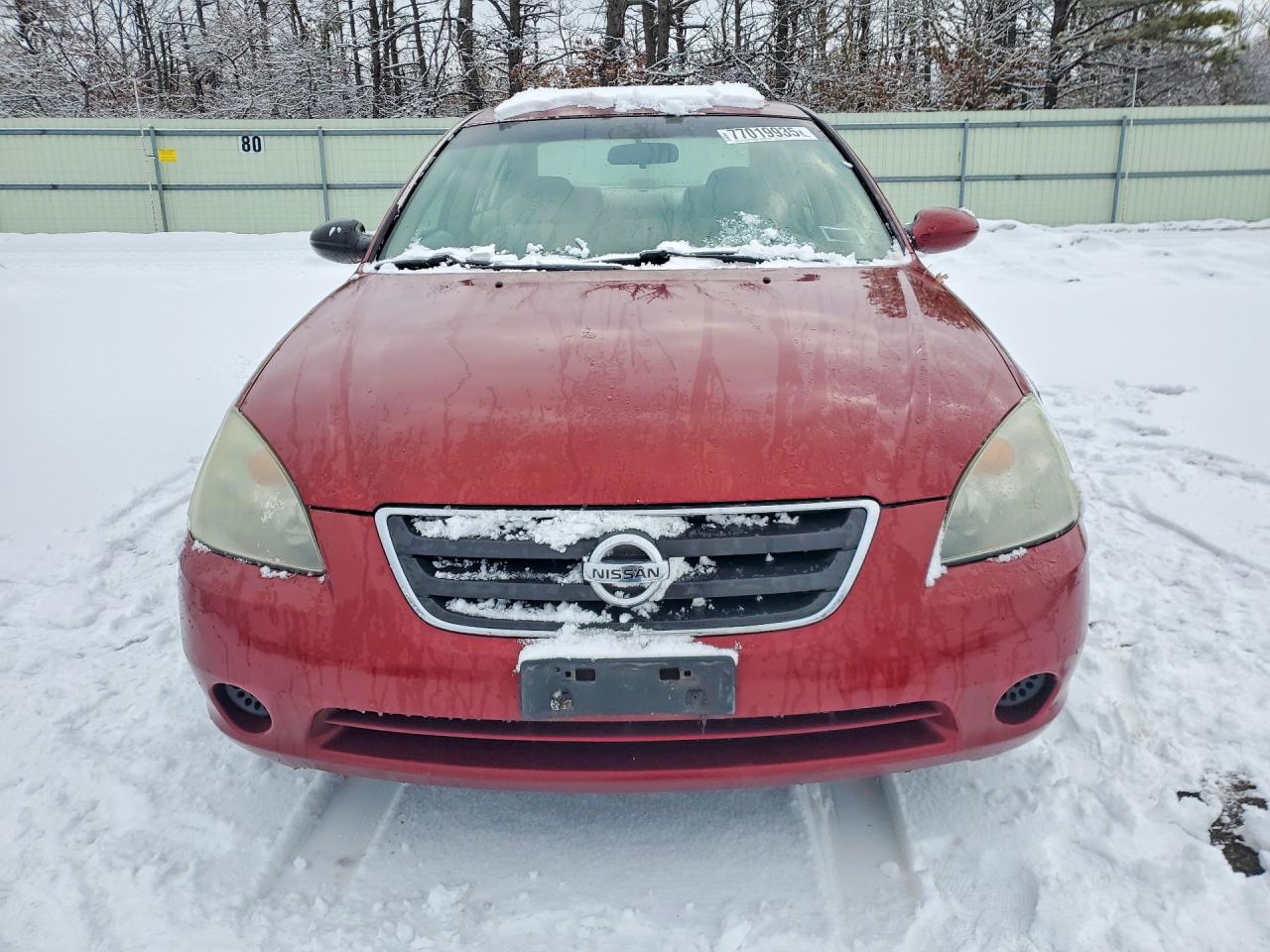 2003 Nissan Altima Красный vin: 1N4AL11D13C159637