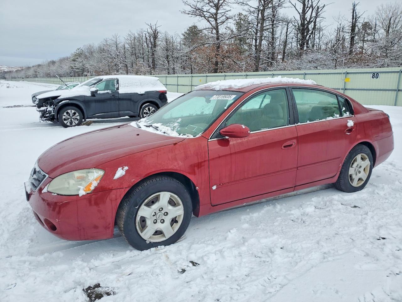 2003 Nissan Altima Red vin: 1N4AL11D13C159637