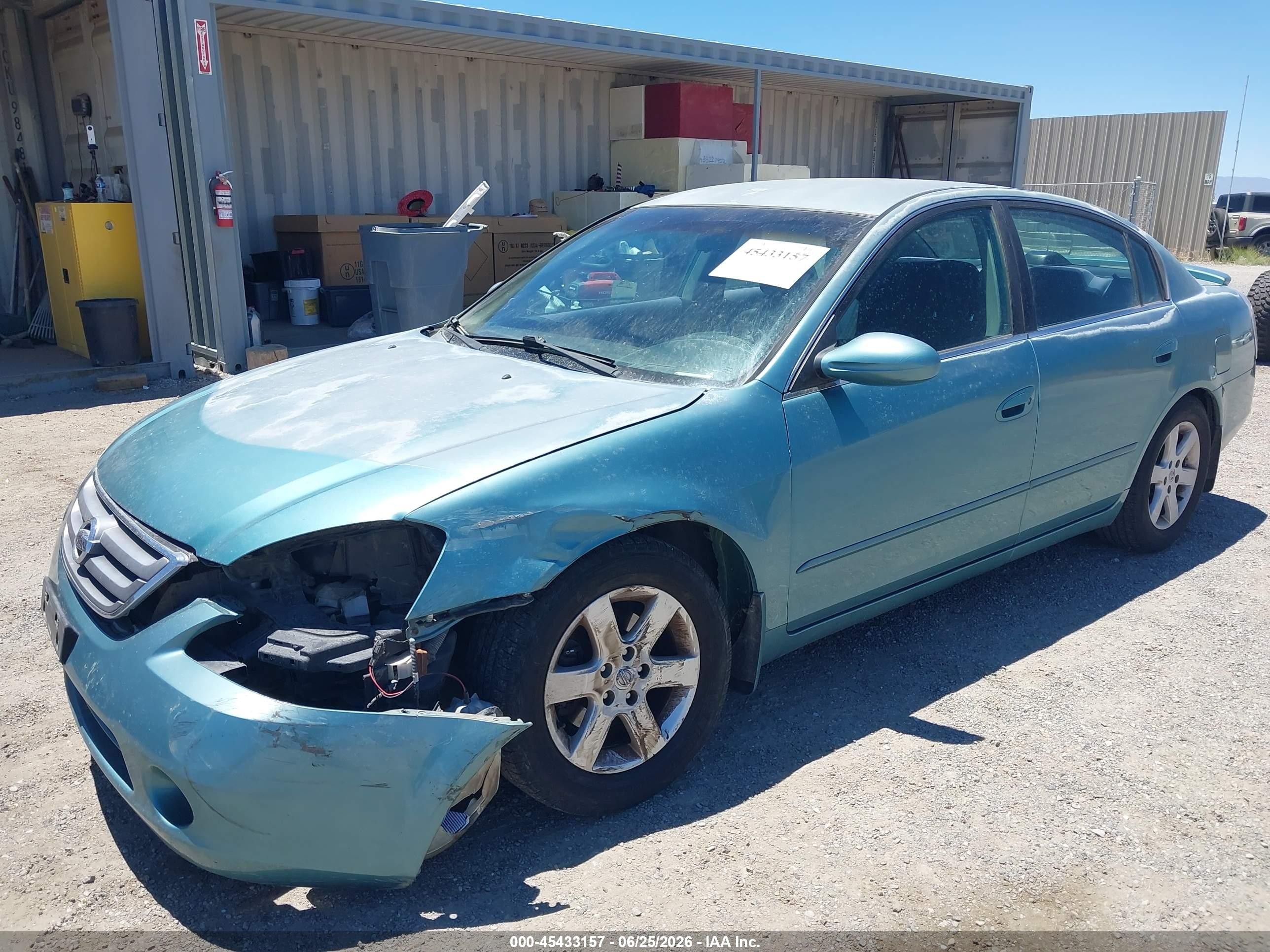 2003 Nissan Altima 2.5 S Teal vin: 1N4AL11D13C265926