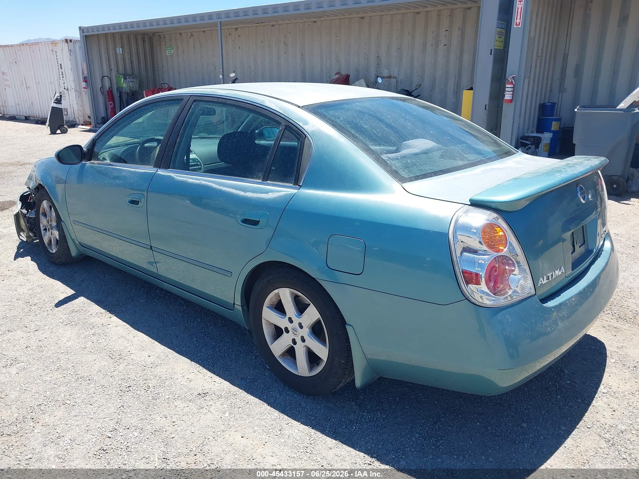 2003 Nissan Altima 2.5 S Teal vin: 1N4AL11D13C265926
