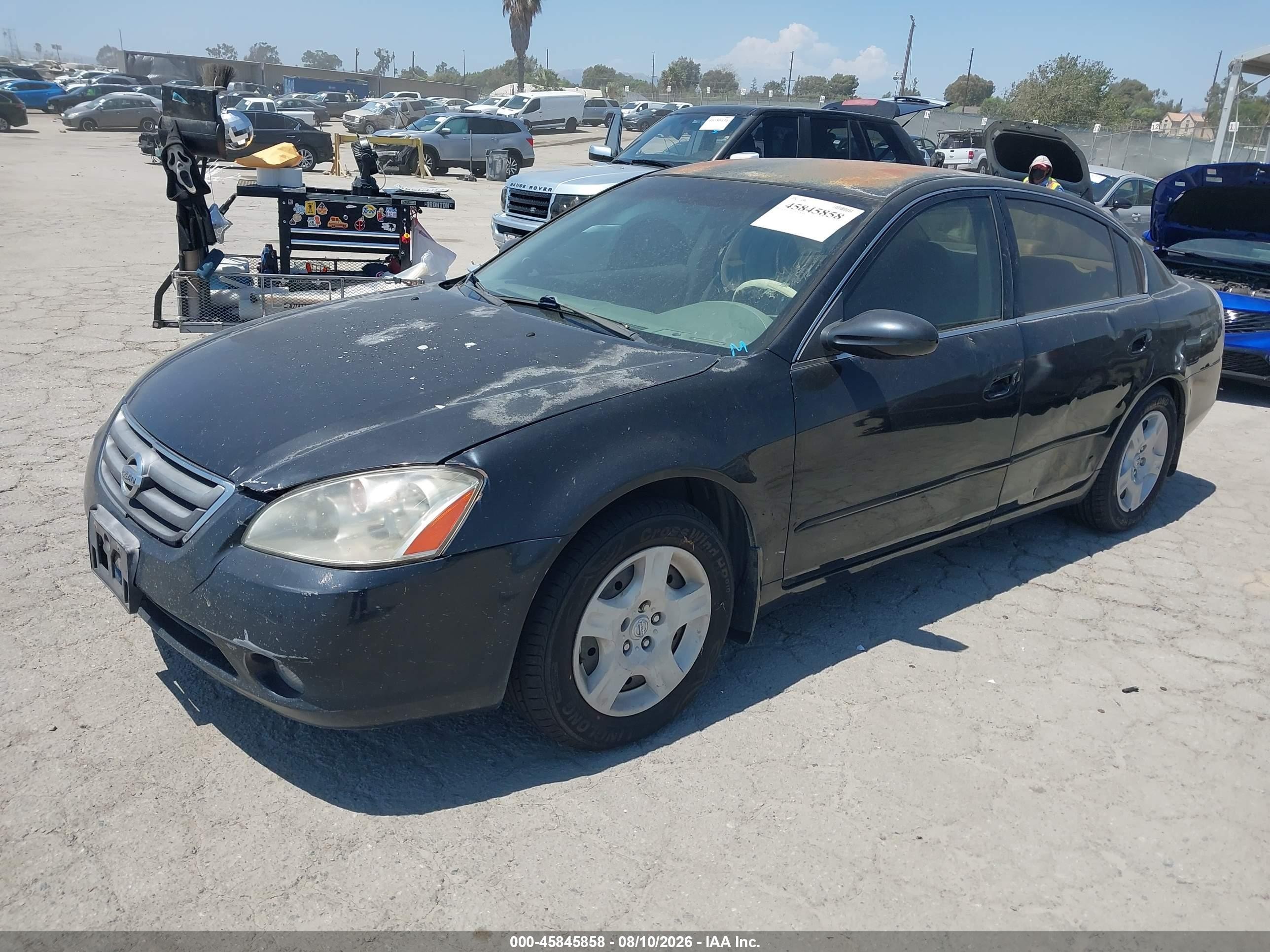 2003 Nissan Altima 2.5 S Black vin: 1N4AL11D13C303753