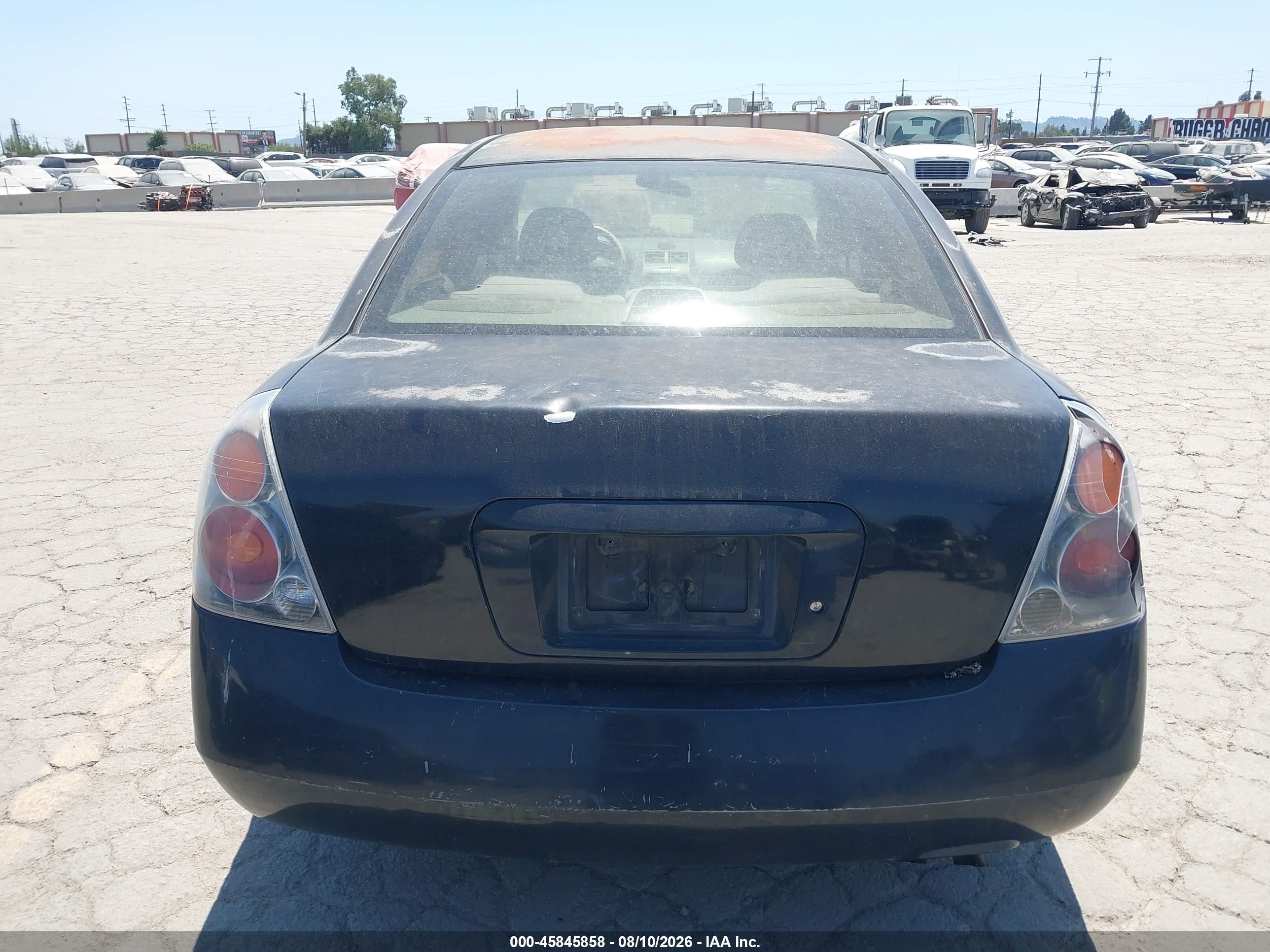 2003 Nissan Altima 2.5 S Black vin: 1N4AL11D13C303753