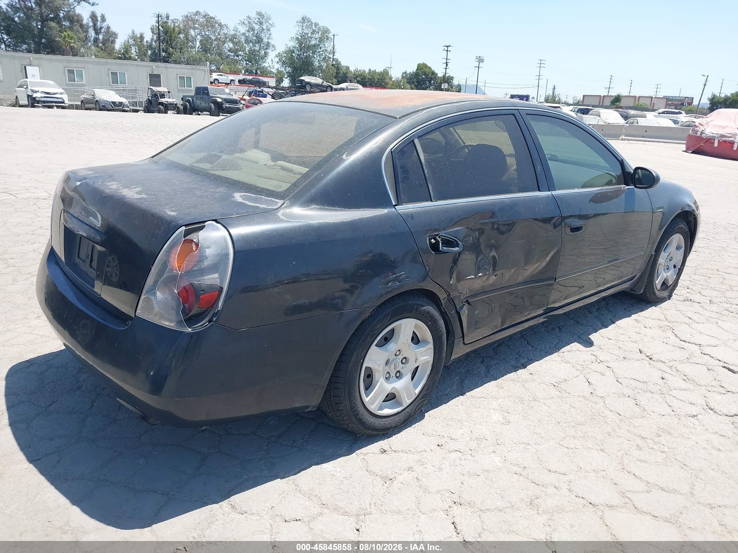 2003 Nissan Altima 2.5 S Black vin: 1N4AL11D13C303753