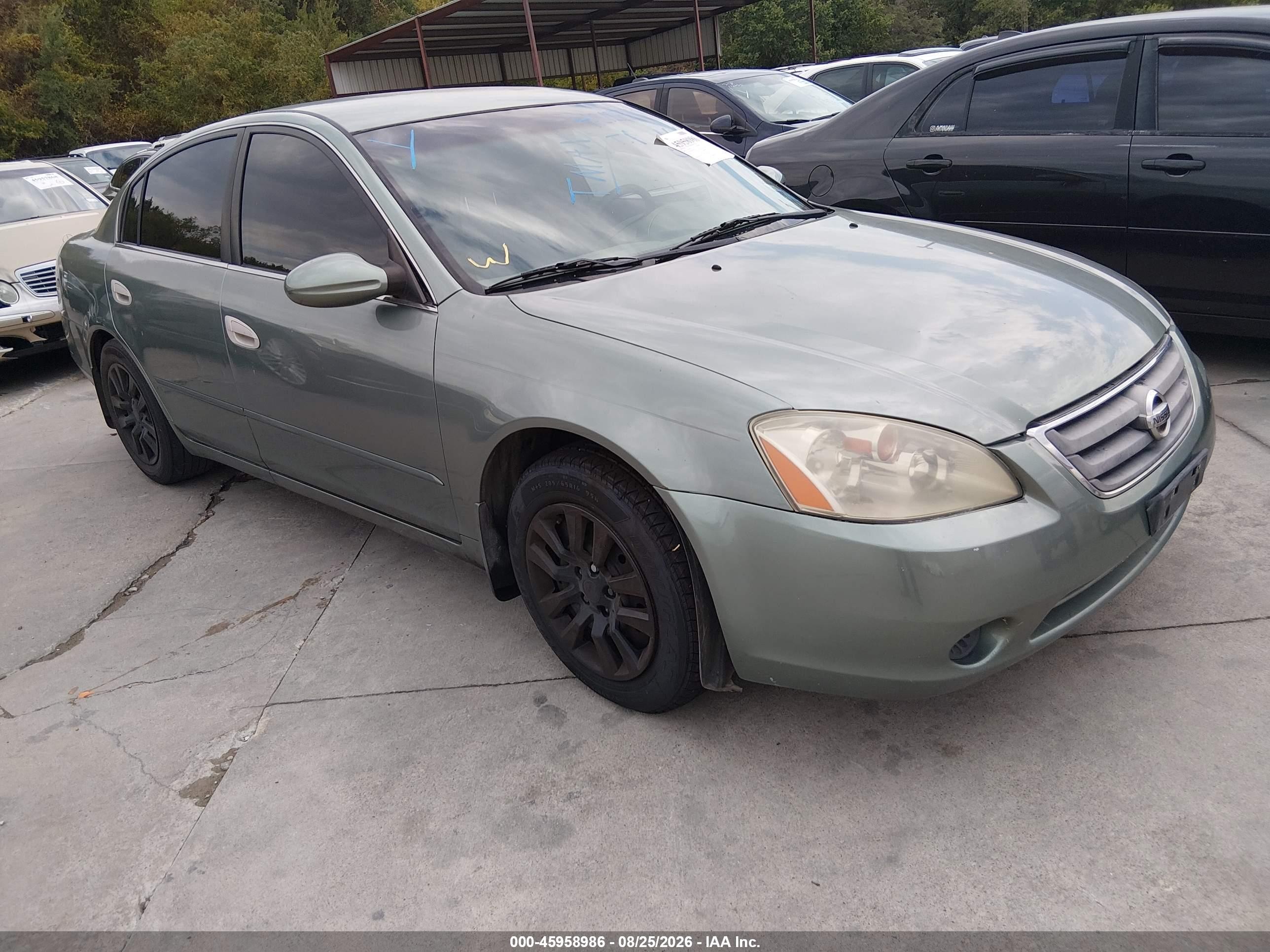 2004 Nissan Altima 2.5 S Зеленый vin: 1N4AL11D14C125358