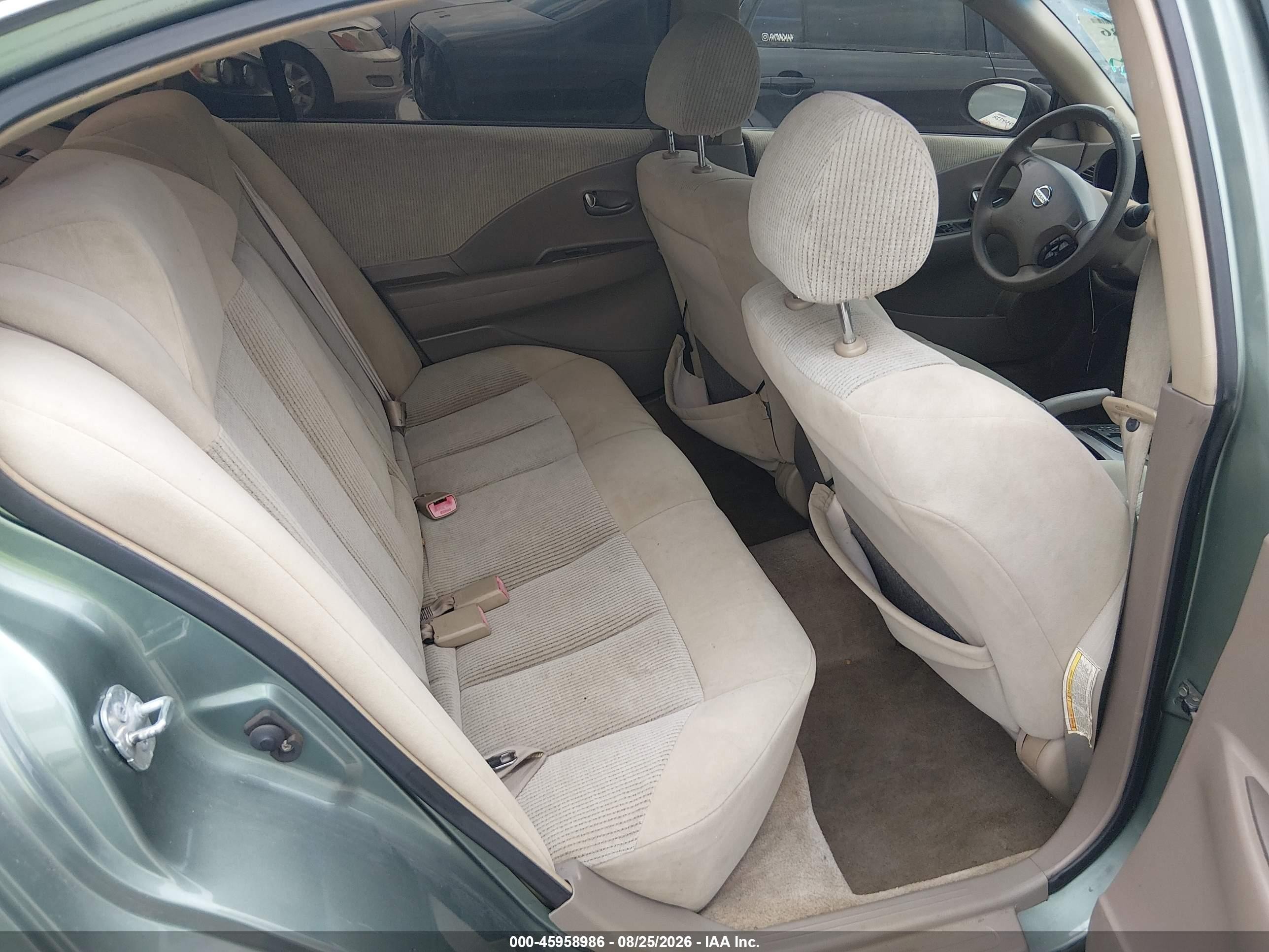 2004 Nissan Altima 2.5 S Зеленый vin: 1N4AL11D14C125358