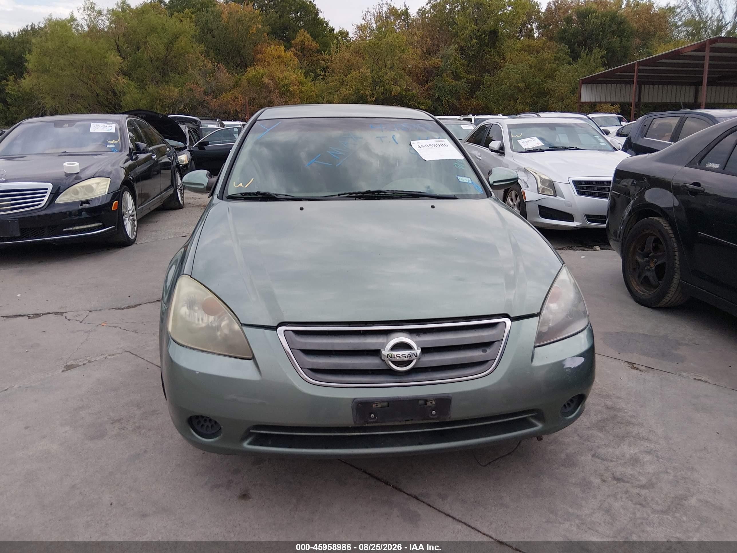 2004 Nissan Altima 2.5 S Зеленый vin: 1N4AL11D14C125358