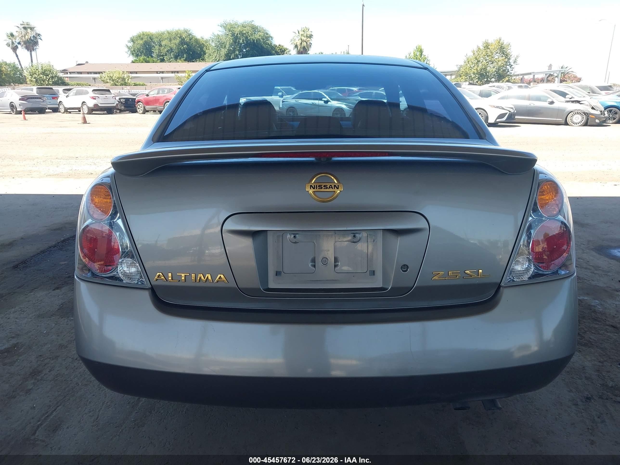 2004 Nissan Altima 2.5 Sl Gray vin: 1N4AL11D14C193384