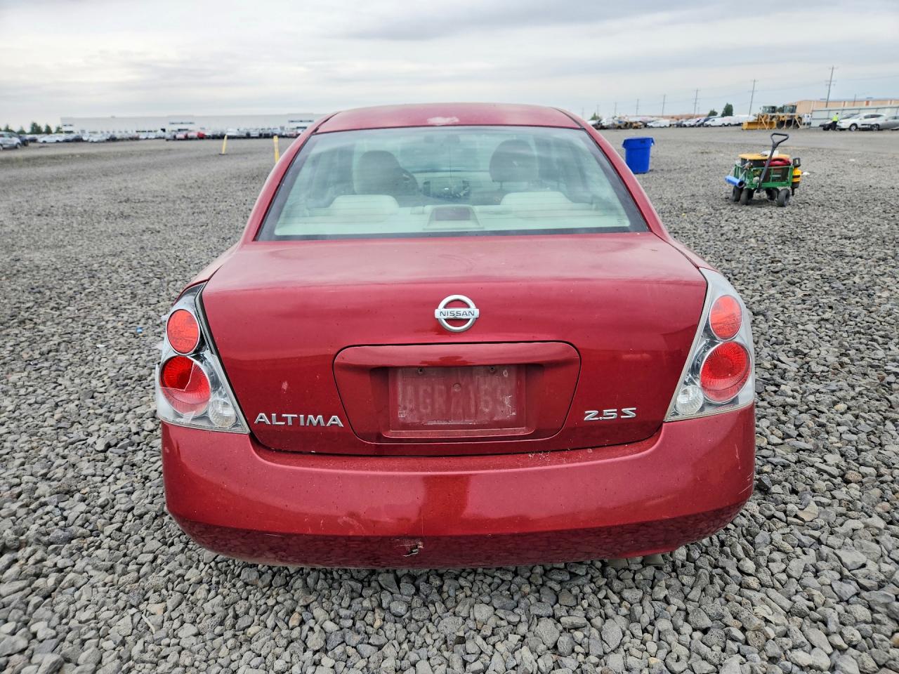 2005 Nissan Altima 2.5 Красный vin: 1N4AL11D15N458679