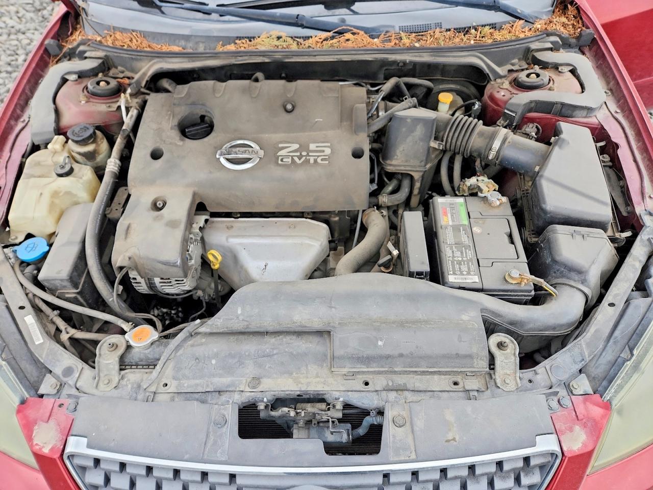 2005 Nissan Altima 2.5 Красный vin: 1N4AL11D15N458679