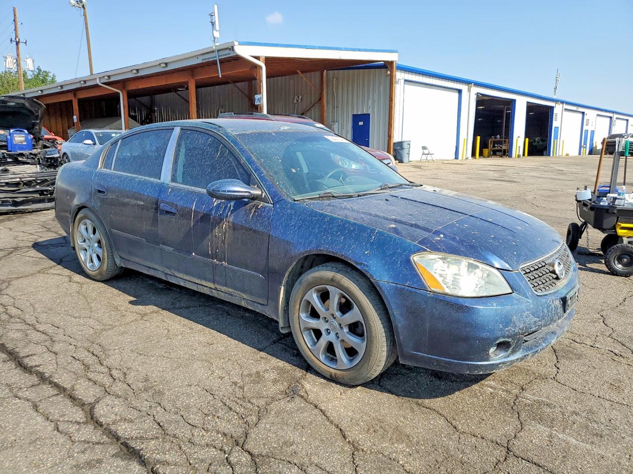 2005 Nissan Altima 2.5 Синий vin: 1N4AL11D15N900540