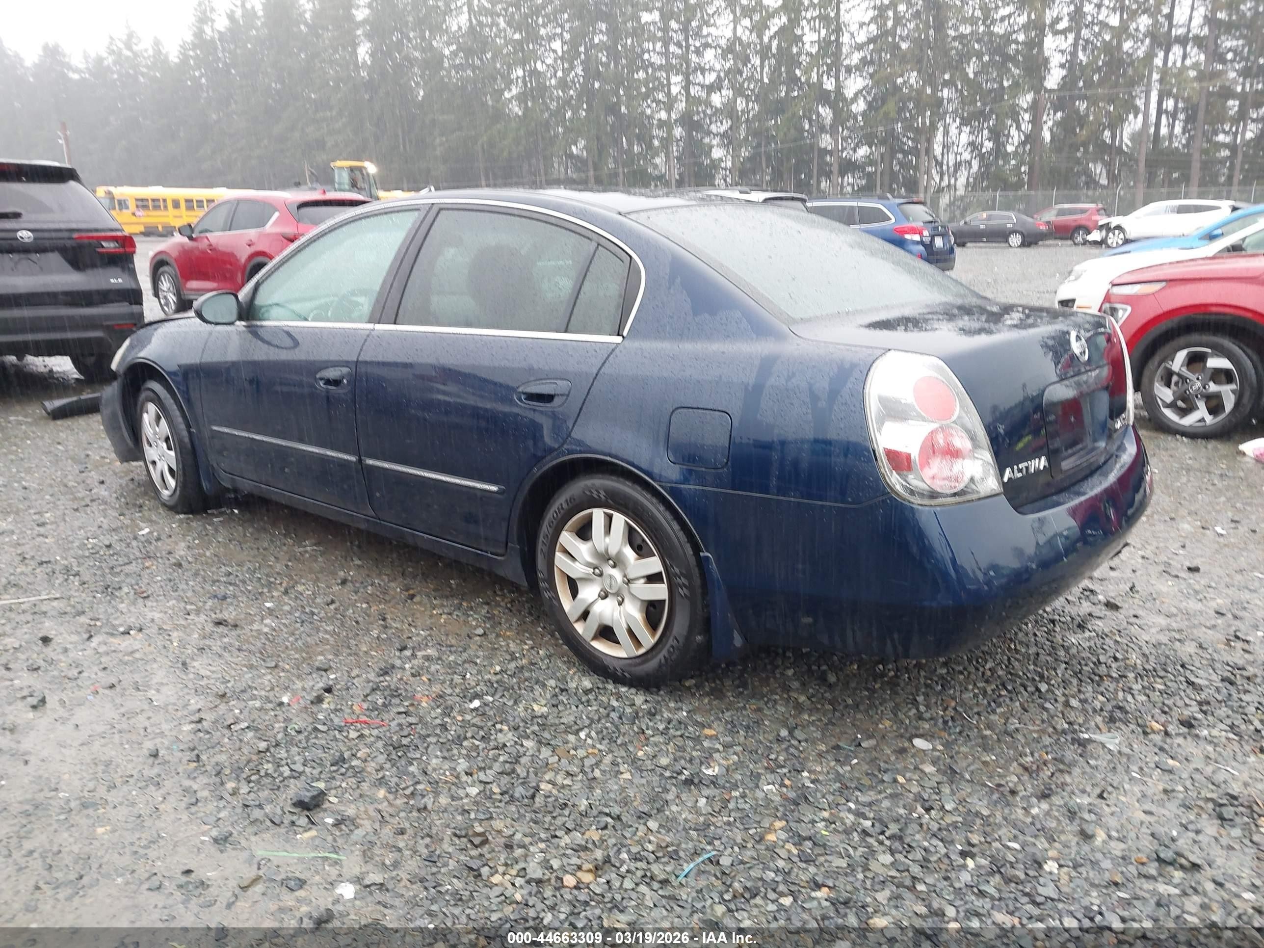 2006 Nissan Altima 2.5 S Navy vin: 1N4AL11D16C109129
