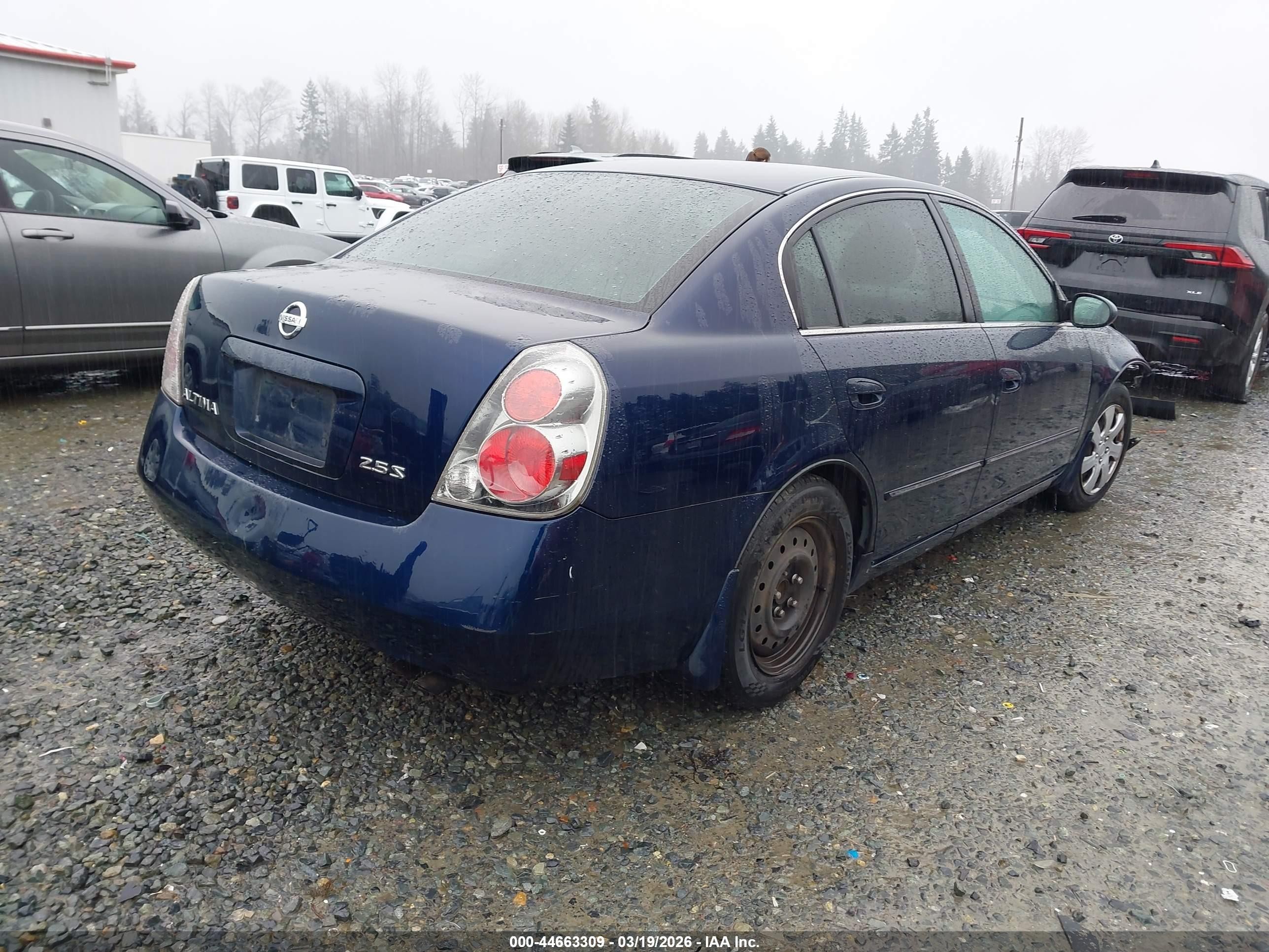 2006 Nissan Altima 2.5 S Navy vin: 1N4AL11D16C109129