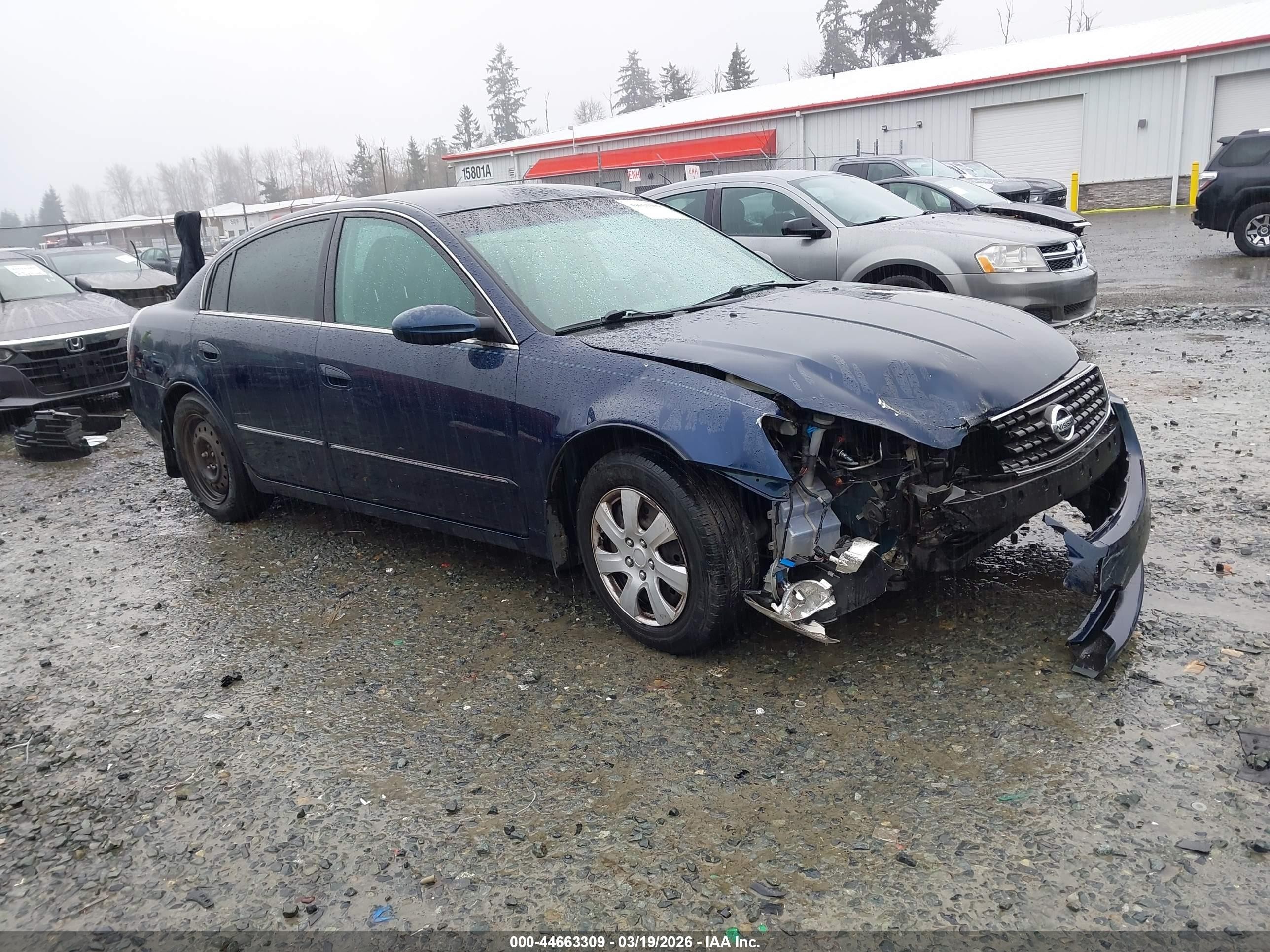 2006 Nissan Altima 2.5 S Navy vin: 1N4AL11D16C109129