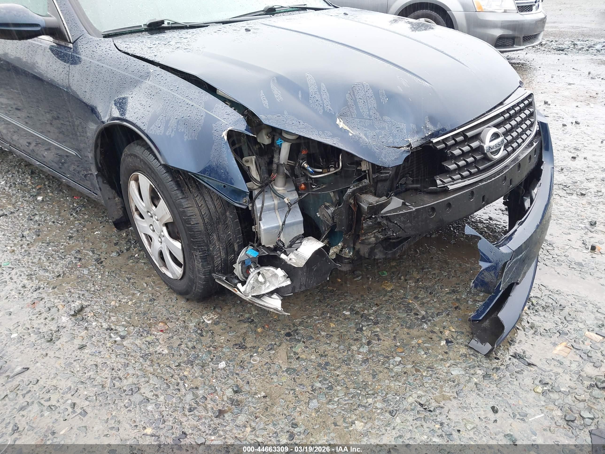2006 Nissan Altima 2.5 S Navy vin: 1N4AL11D16C109129