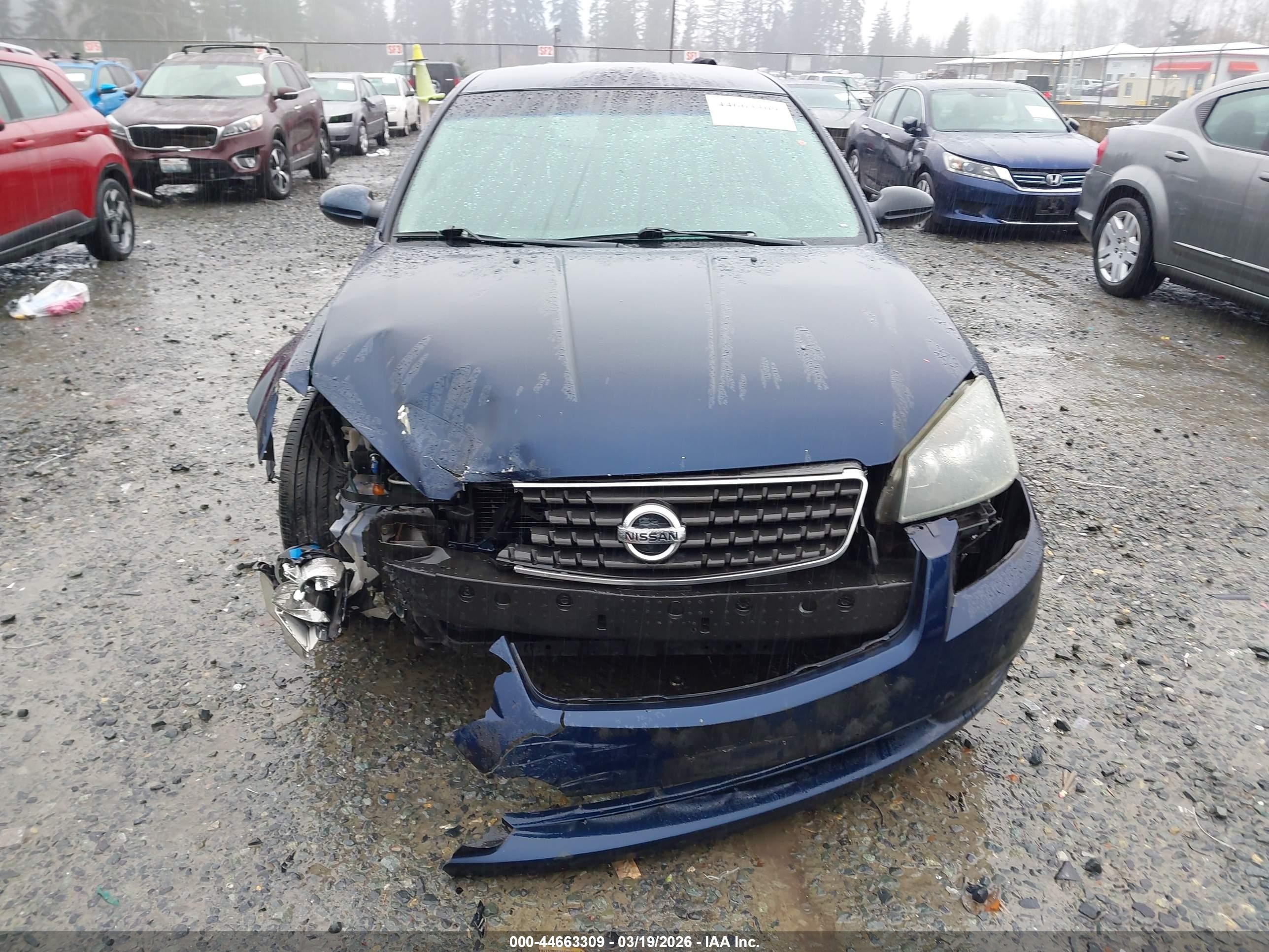 2006 Nissan Altima 2.5 S Navy vin: 1N4AL11D16C109129