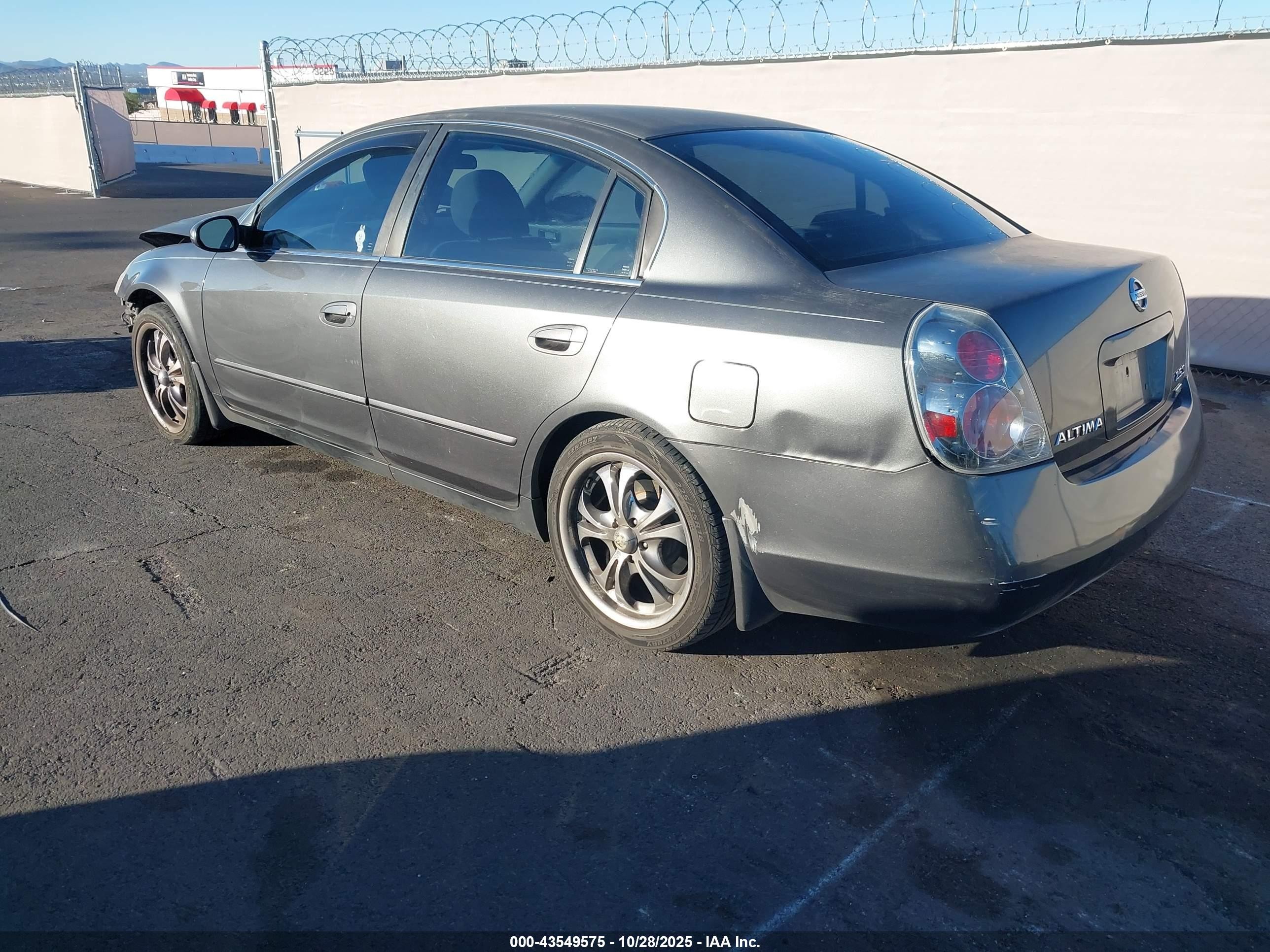 2006 Nissan Altima 2.5 S Gray vin: 1N4AL11D16C140252