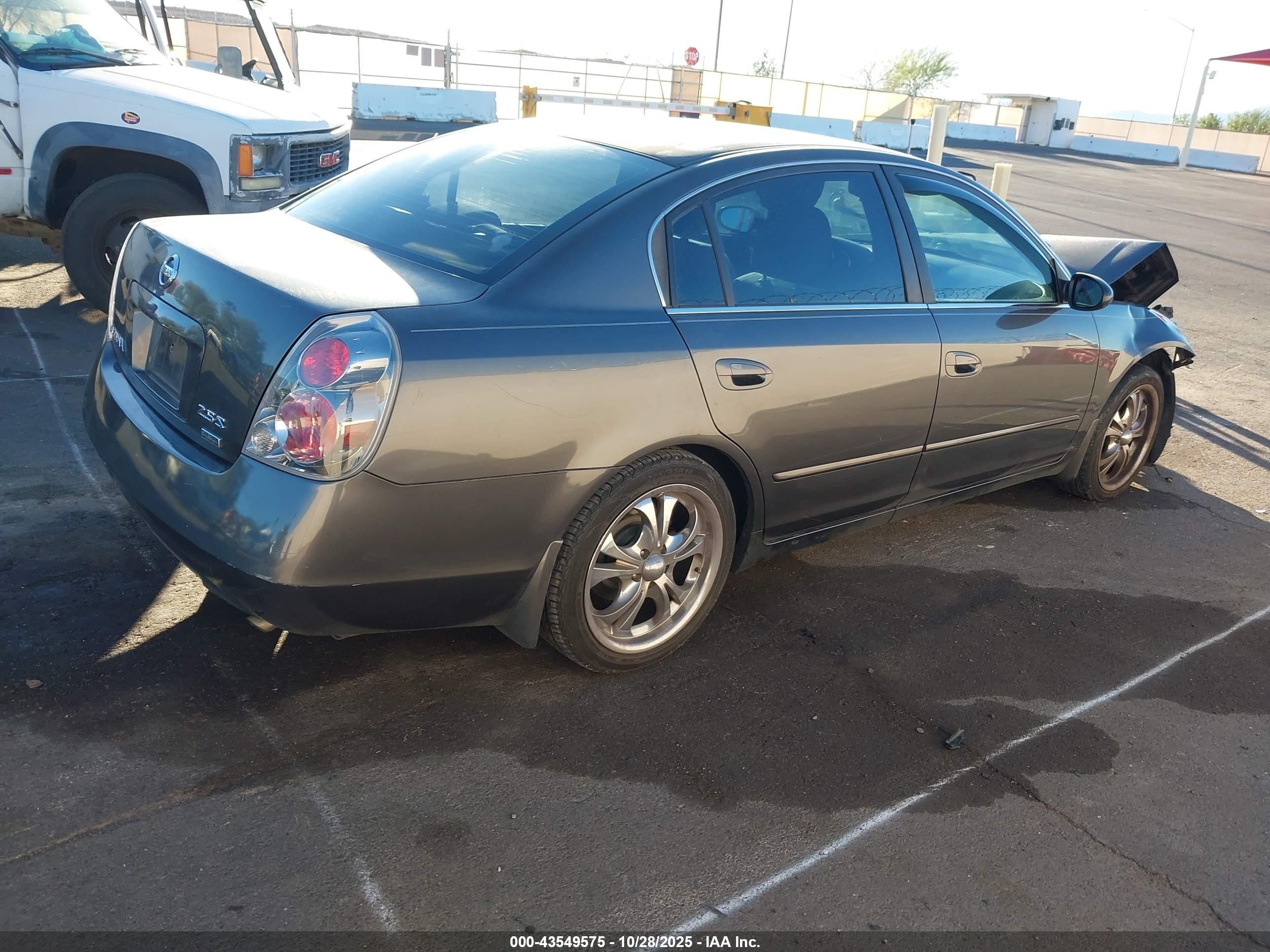 2006 Nissan Altima 2.5 S Gray vin: 1N4AL11D16C140252