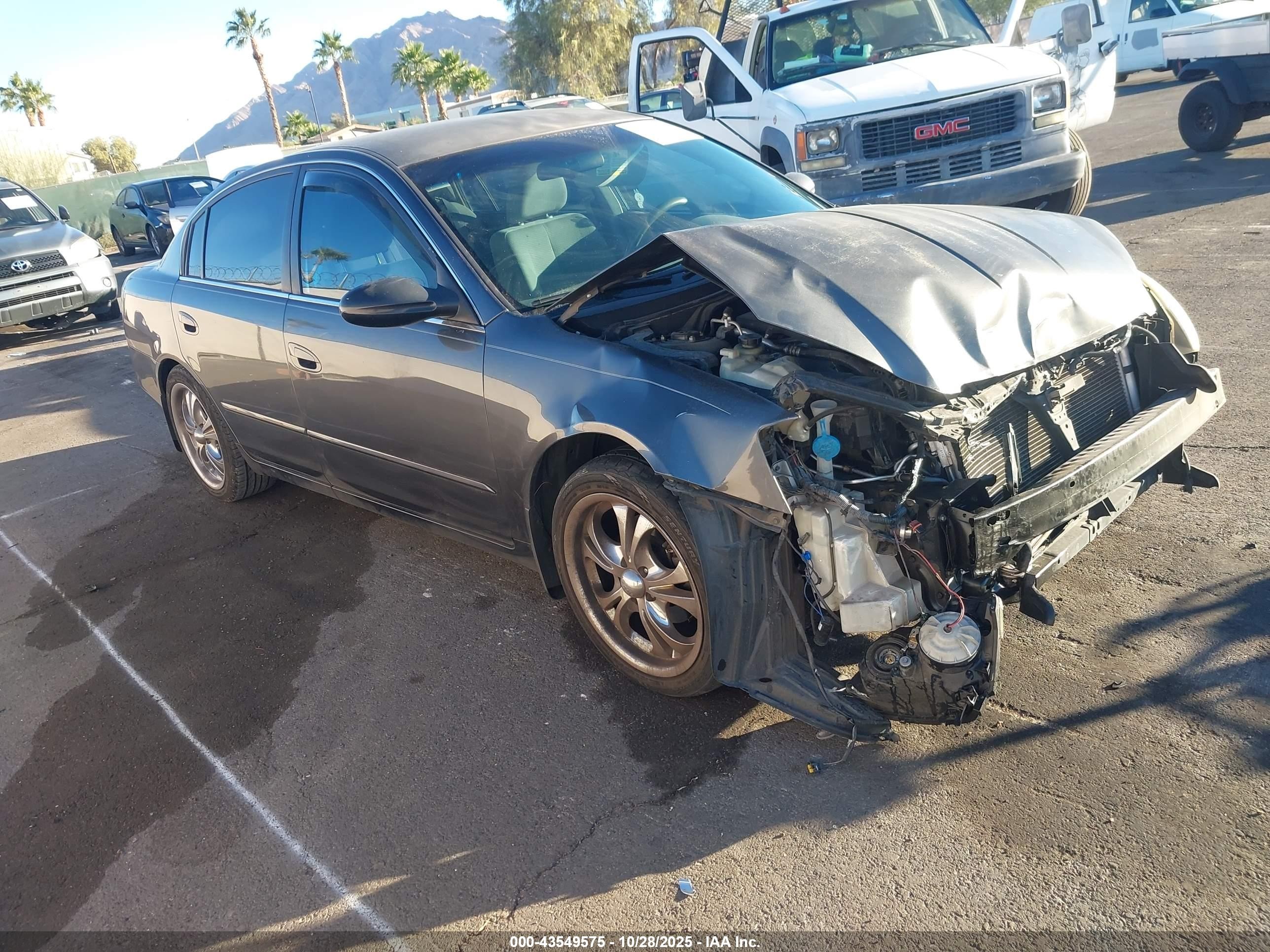 2006 Nissan Altima 2.5 S Серый vin: 1N4AL11D16C140252
