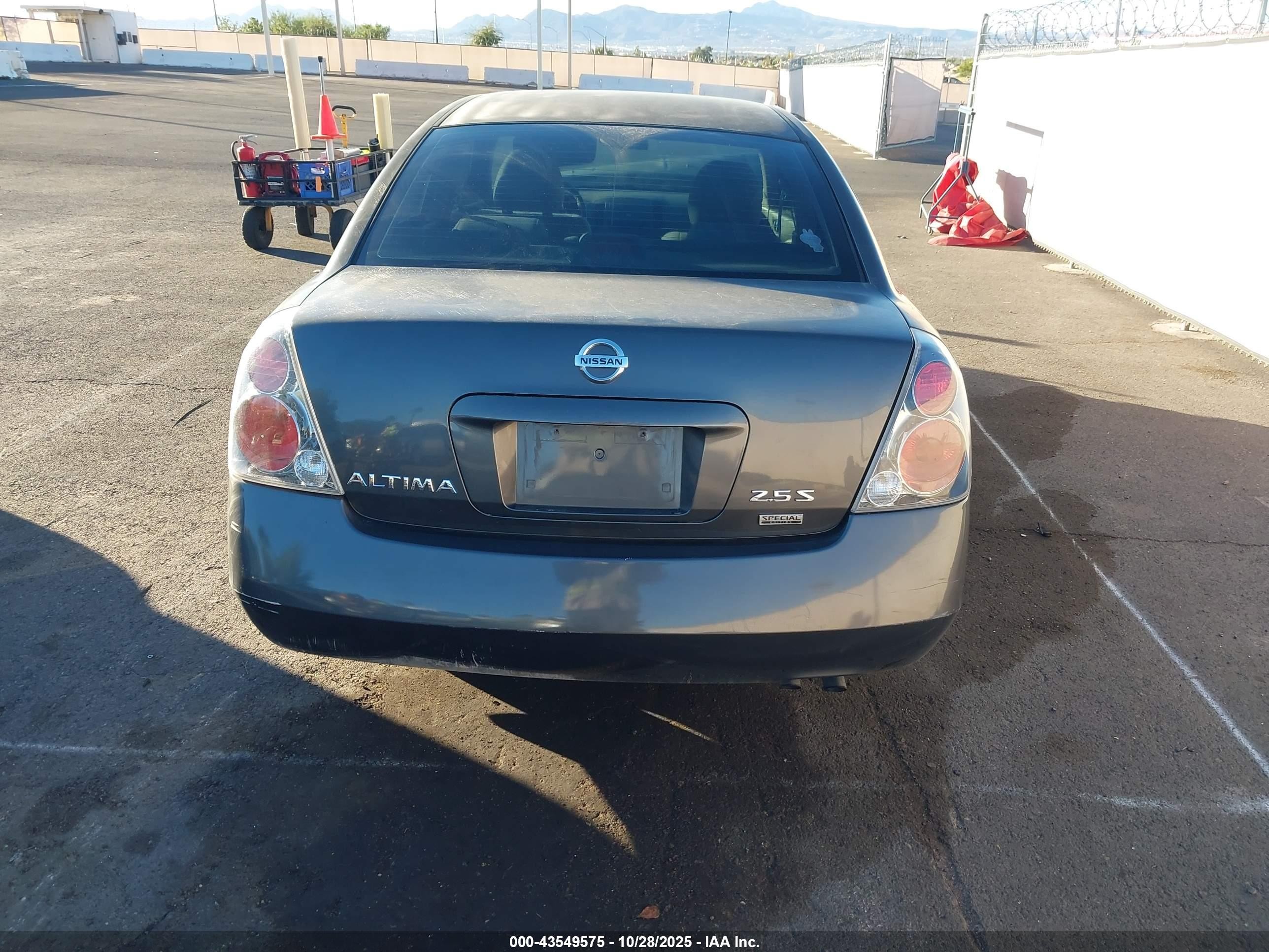 2006 Nissan Altima 2.5 S Gray vin: 1N4AL11D16C140252