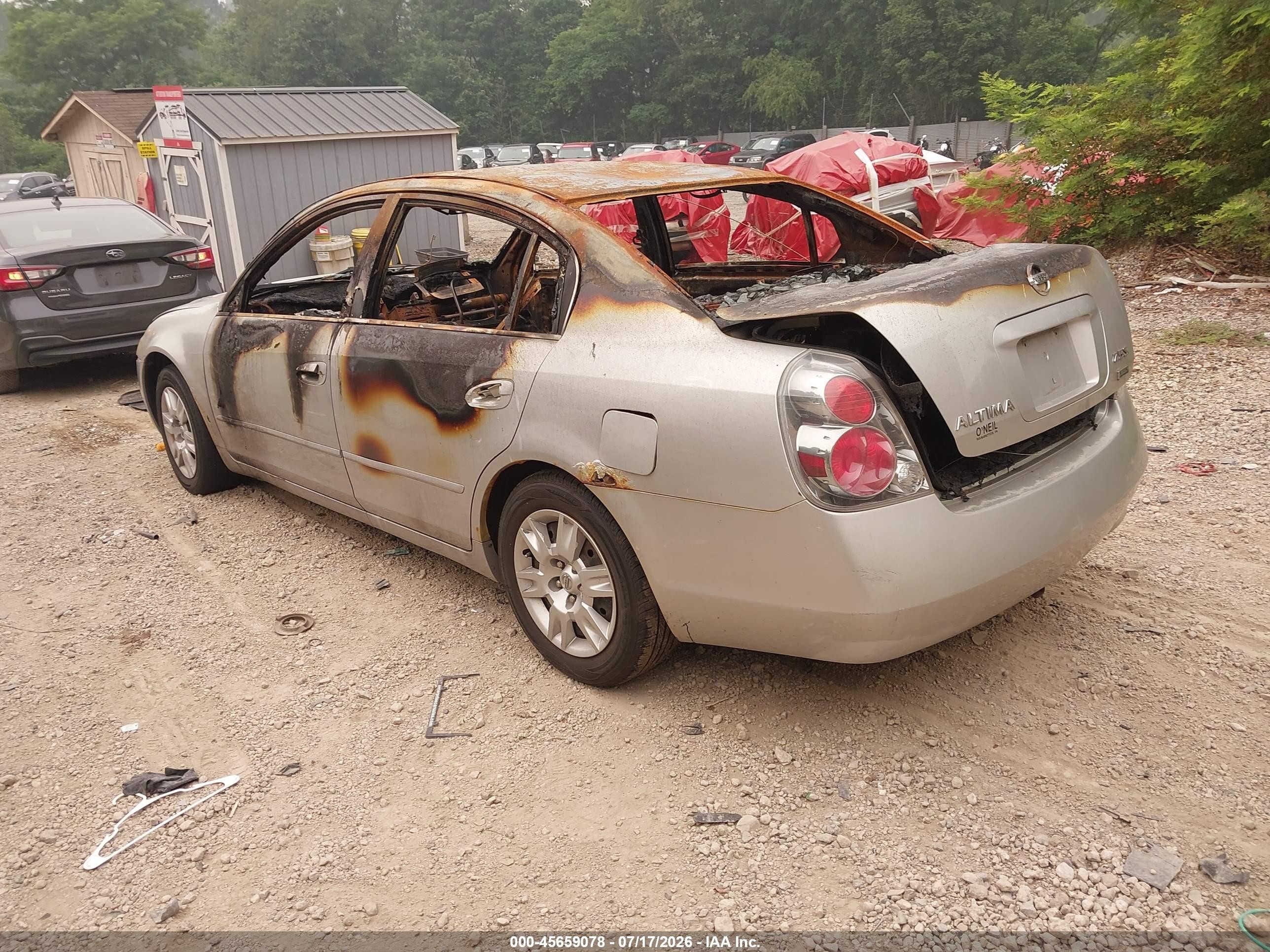 2006 Nissan Altima 2.5 S Серебряный vin: 1N4AL11D16C193534
